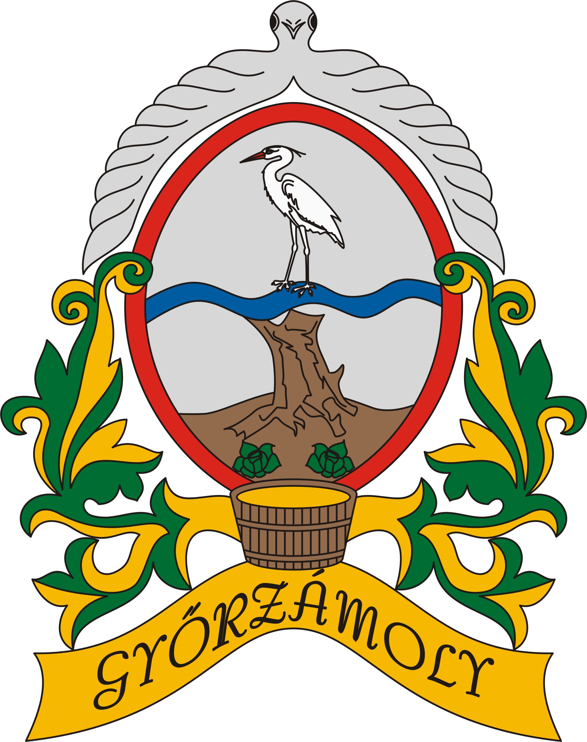 Győrzámoly község címere Győrzámoly község