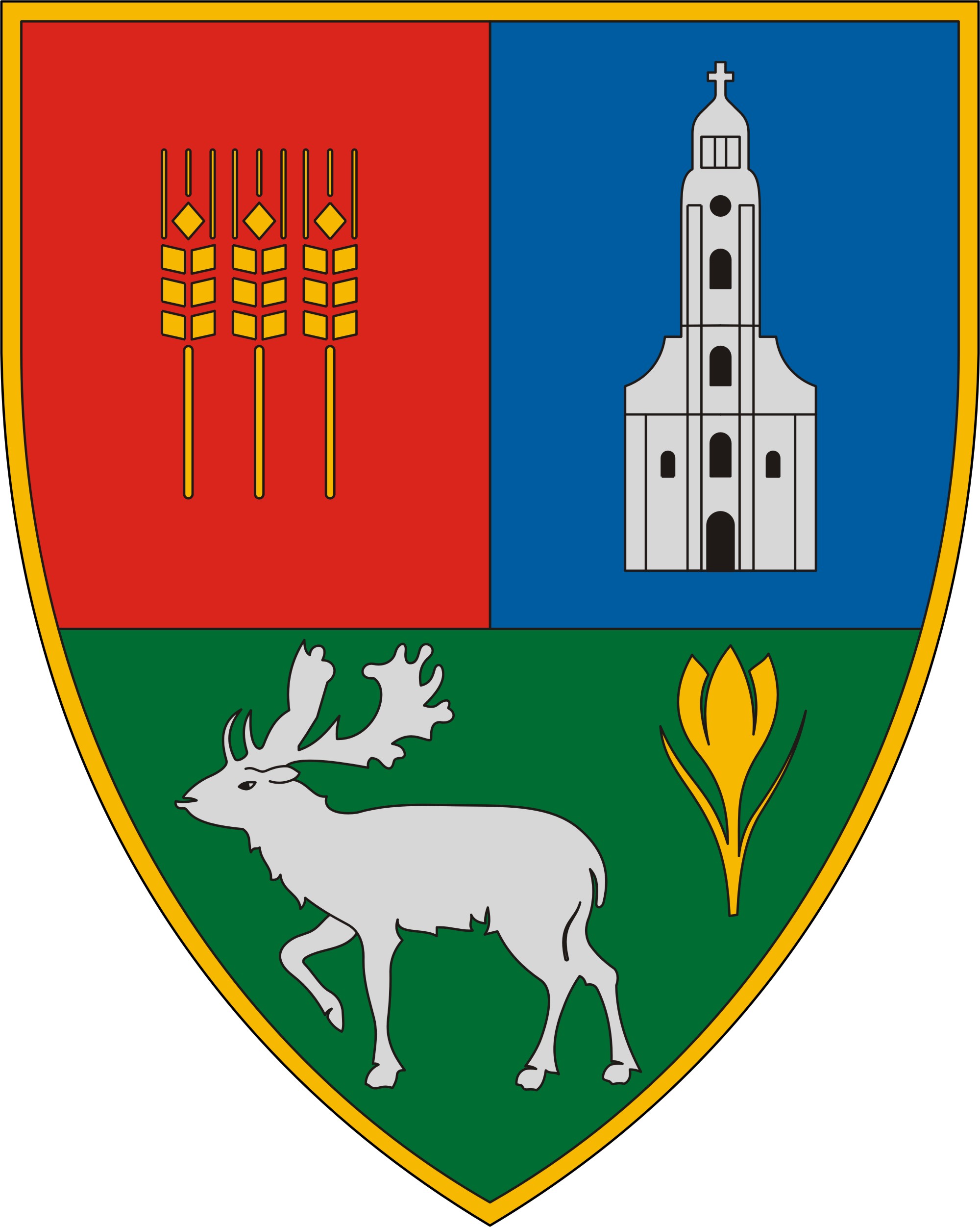 Gyulaj község címere Gyulaj község