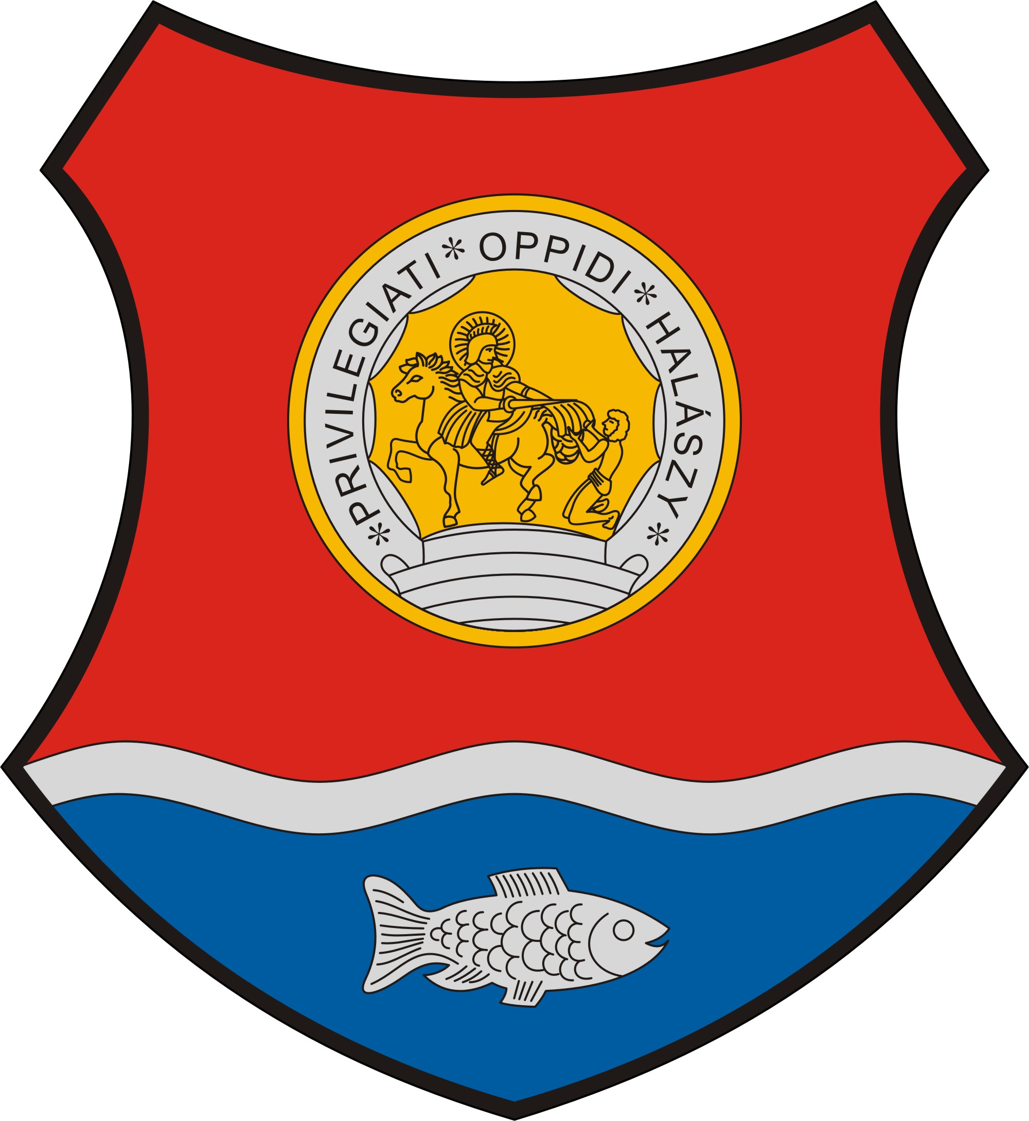 Halászi község címere Halászi község