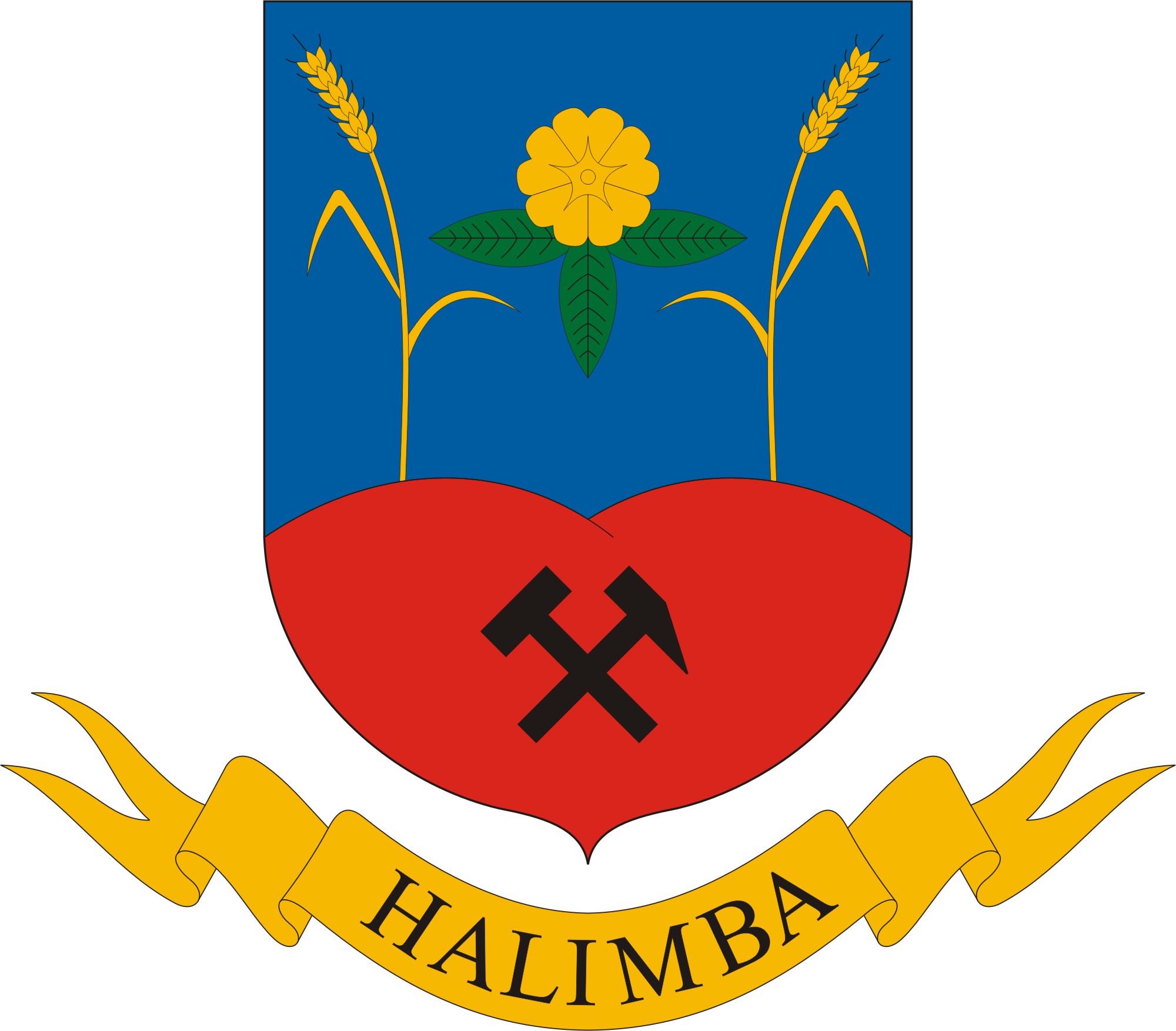 Halimba község címere Halimba község