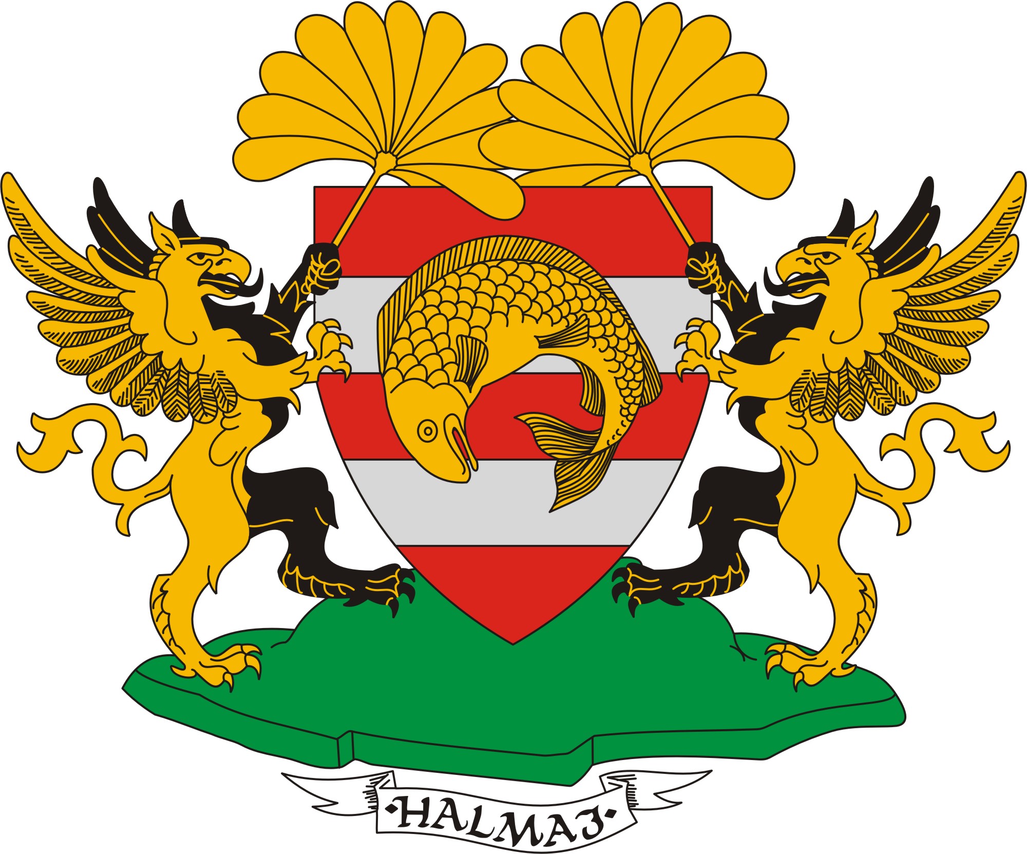 Halmaj község címere Halmaj község