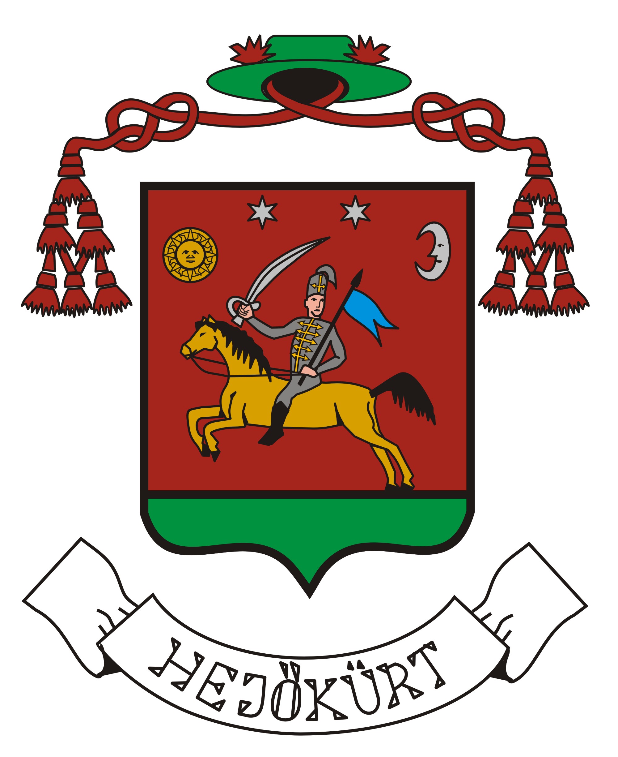 Hejőkürt község címere Hejőkürt község