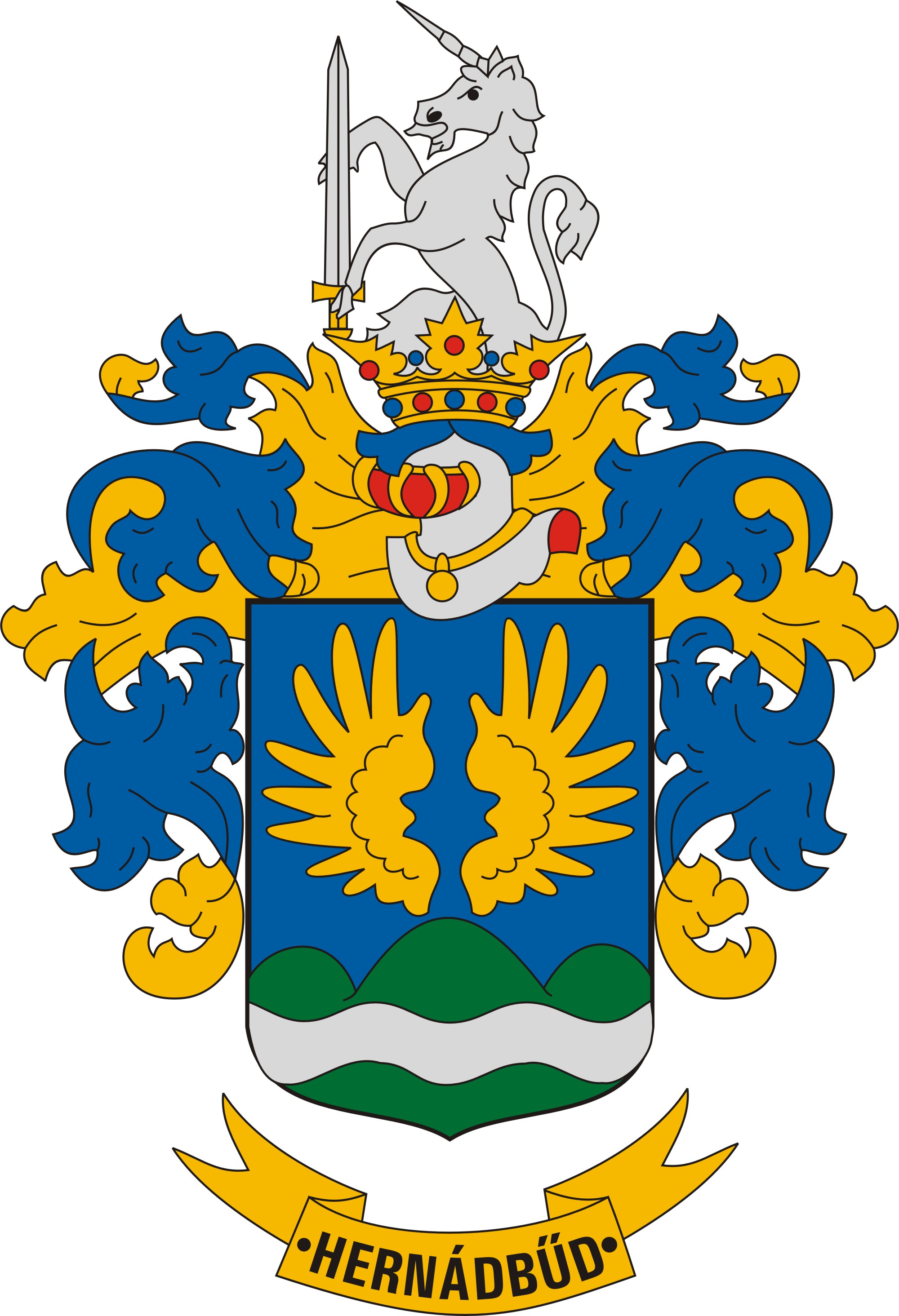 Hernádbűd község címere Hernádbűd község