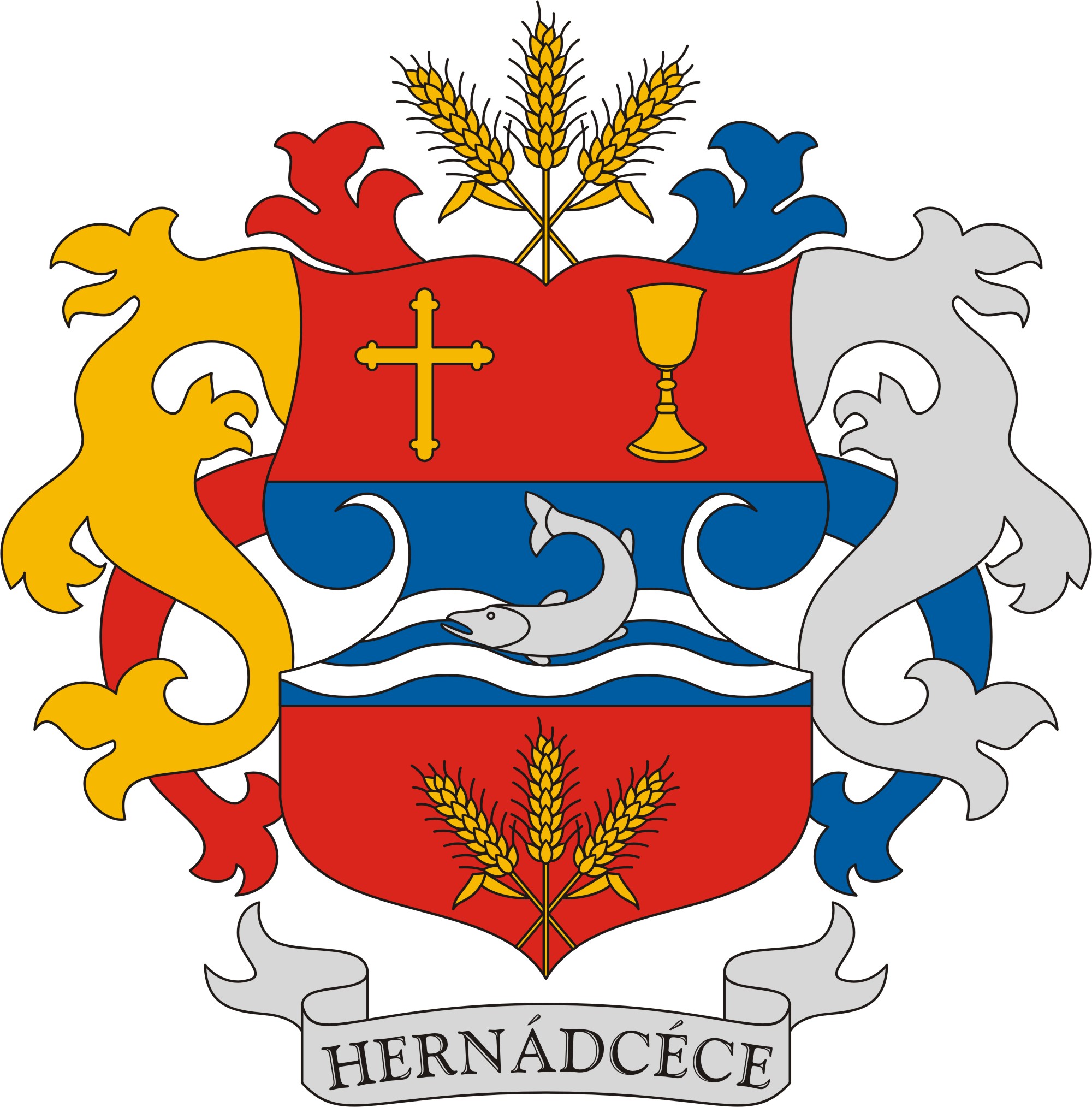Hernádcéce község címere Hernádcéce község