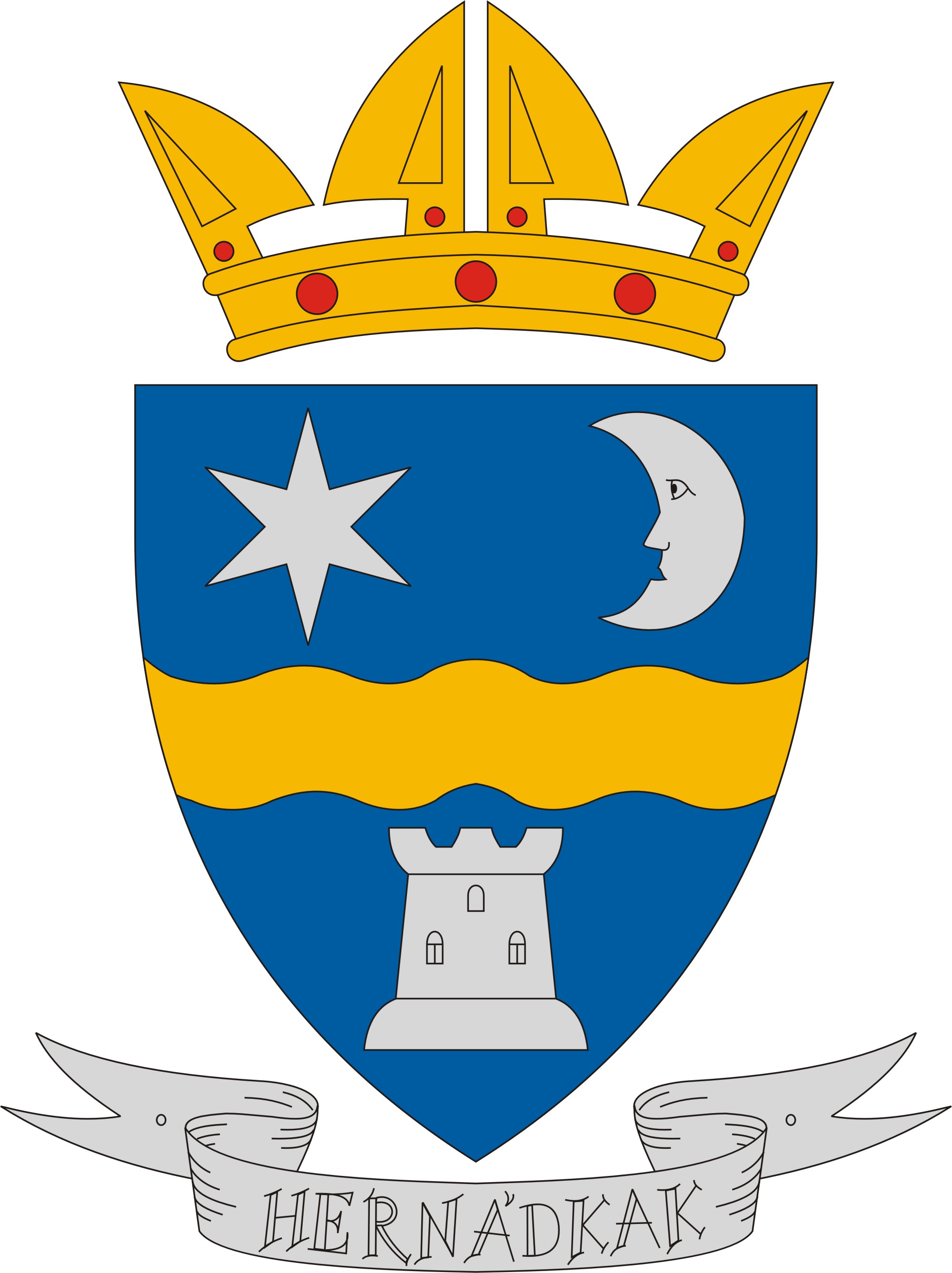 Hernádkak község címere Hernádkak község