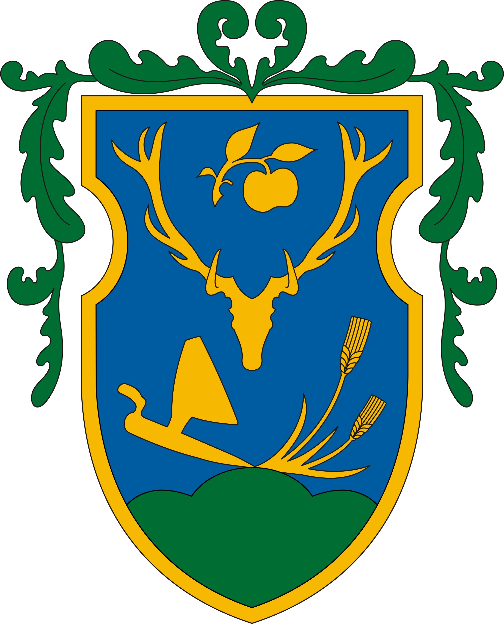 Hevesaranyos község címere Hevesaranyos község