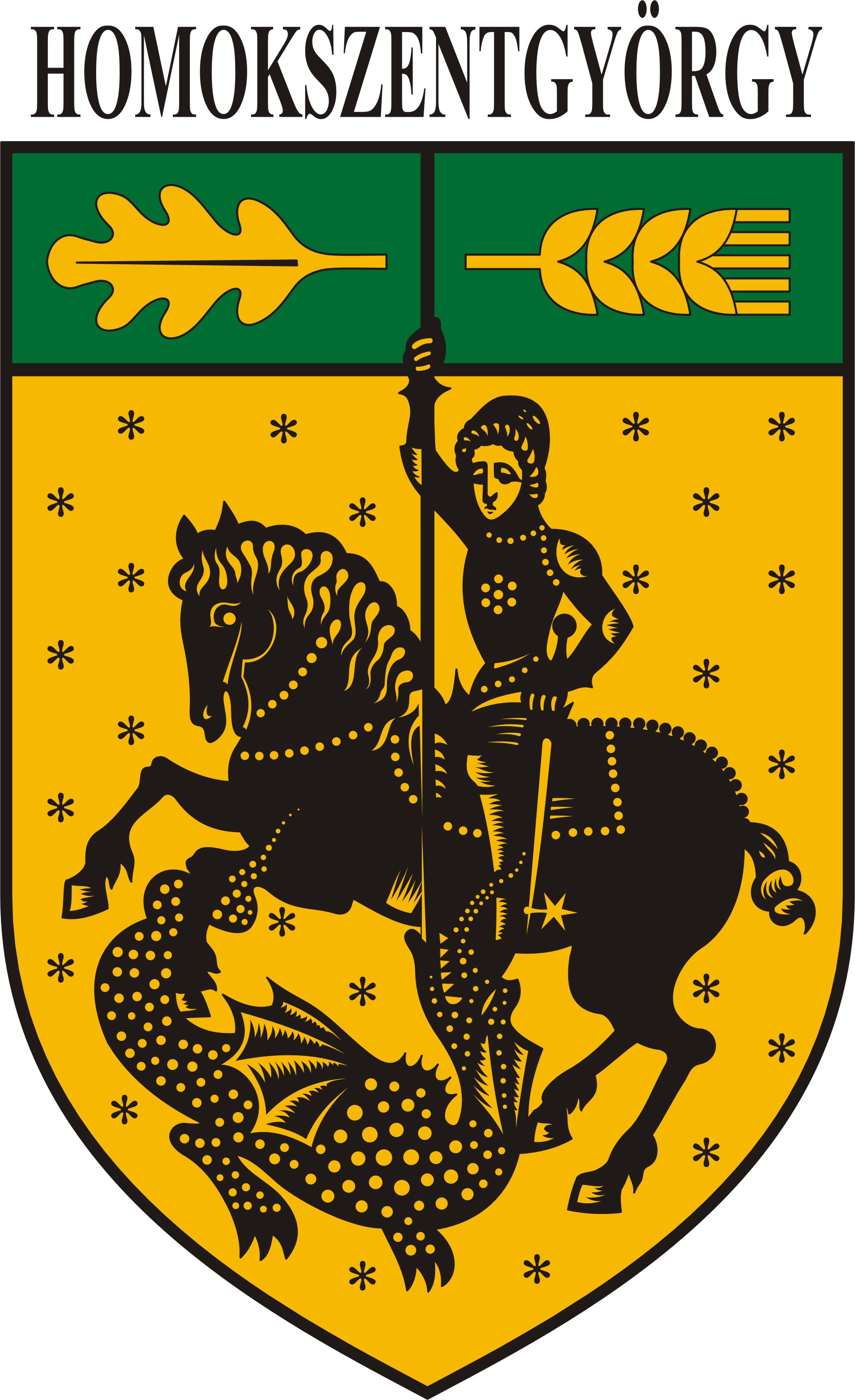 Homokszentgyörgy község címere Homokszentgyörgy község