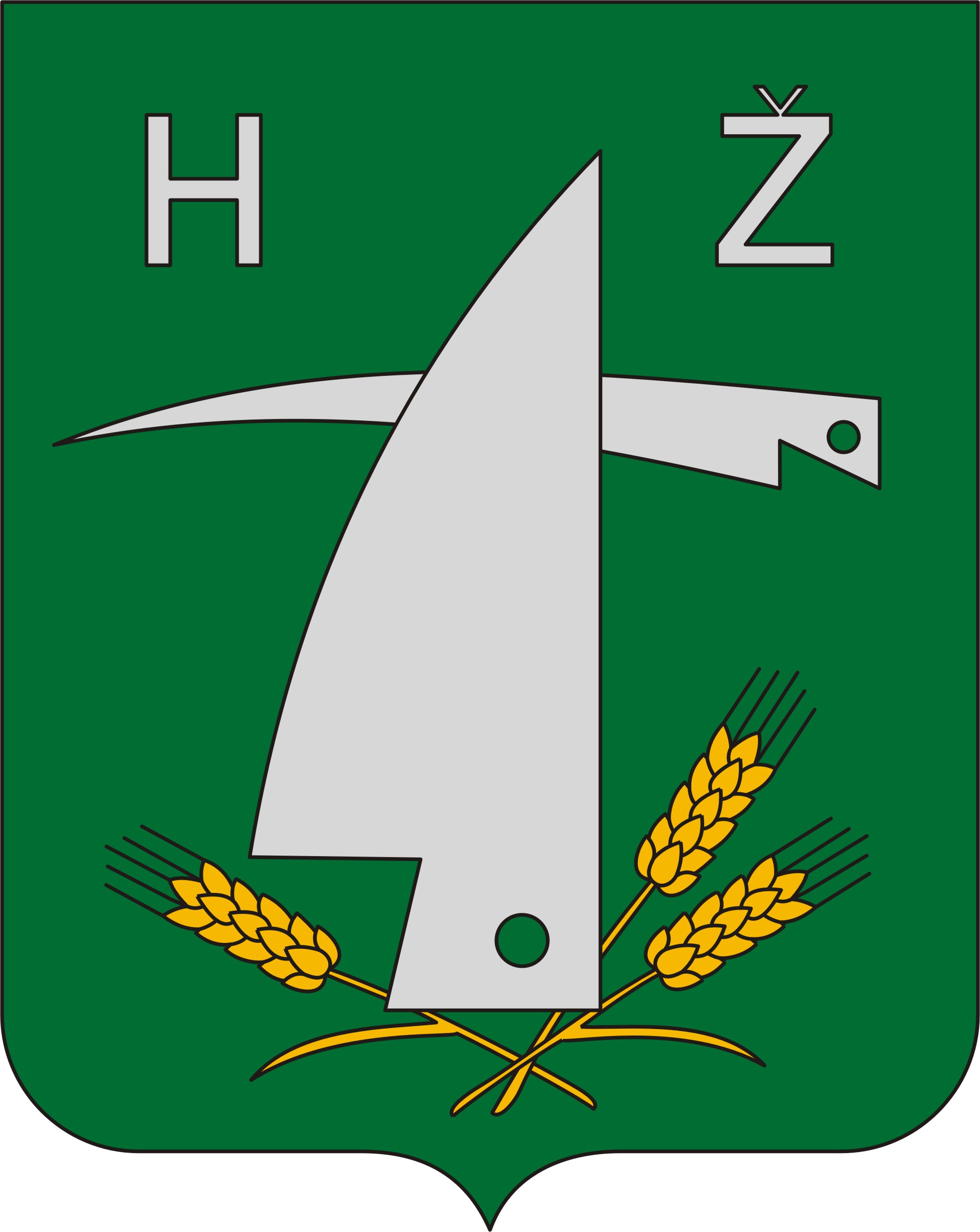 Horvátzsidány község címere Horvátzsidány község