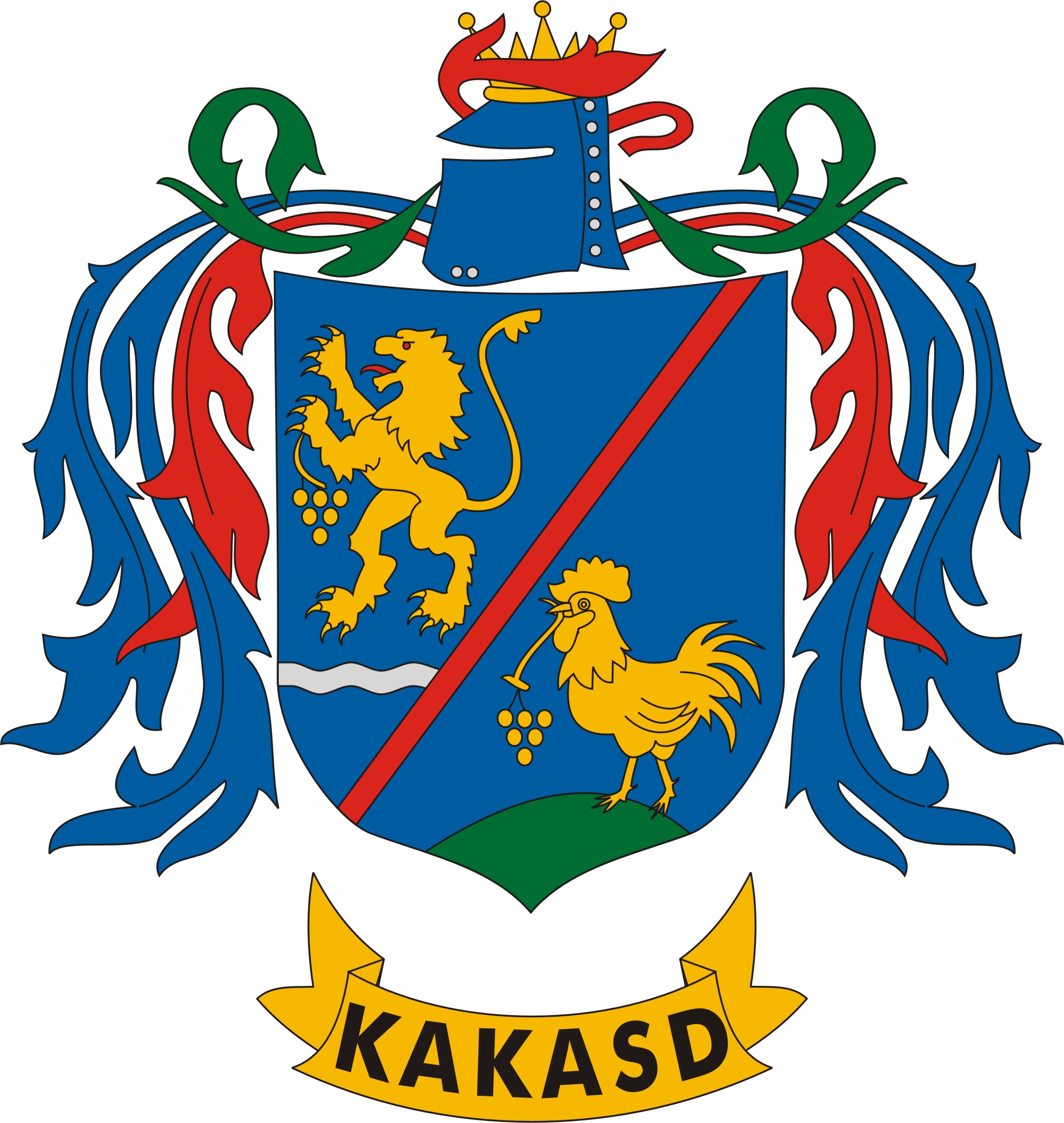 Kakasd község címere Kakasd község