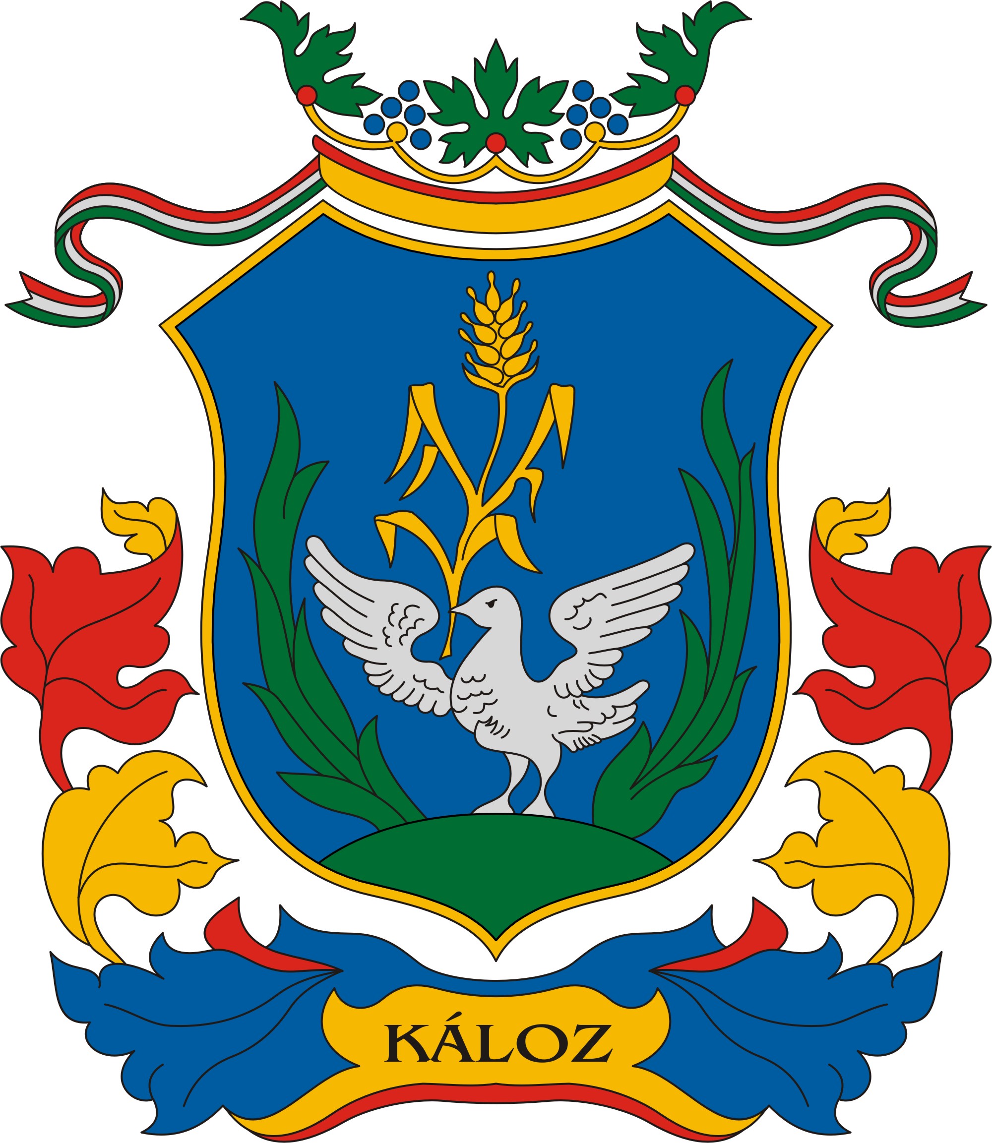 Káloz község címere Káloz község