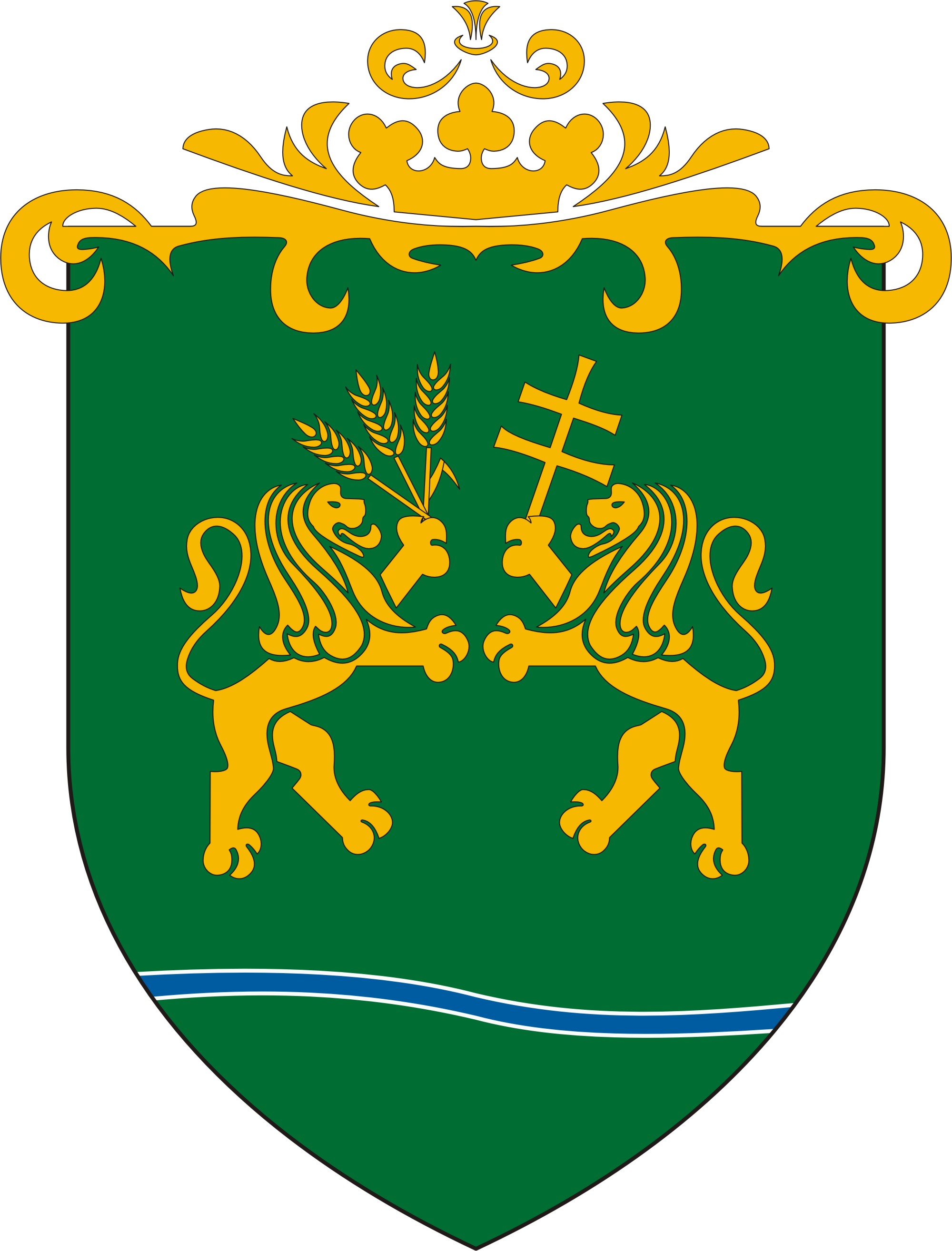 Kamut község címere Kamut község
