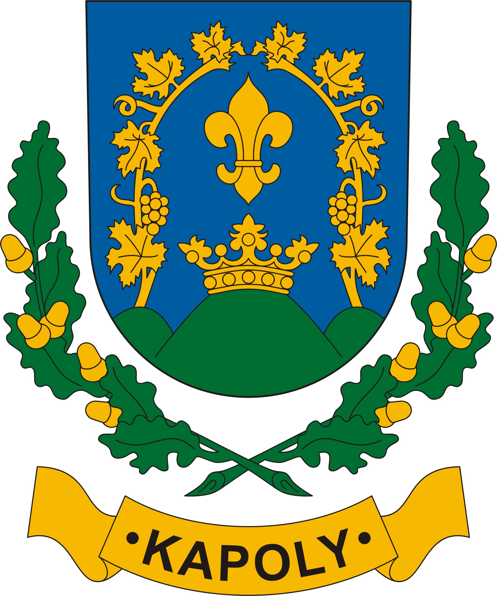 Kapoly község címere Kapoly község