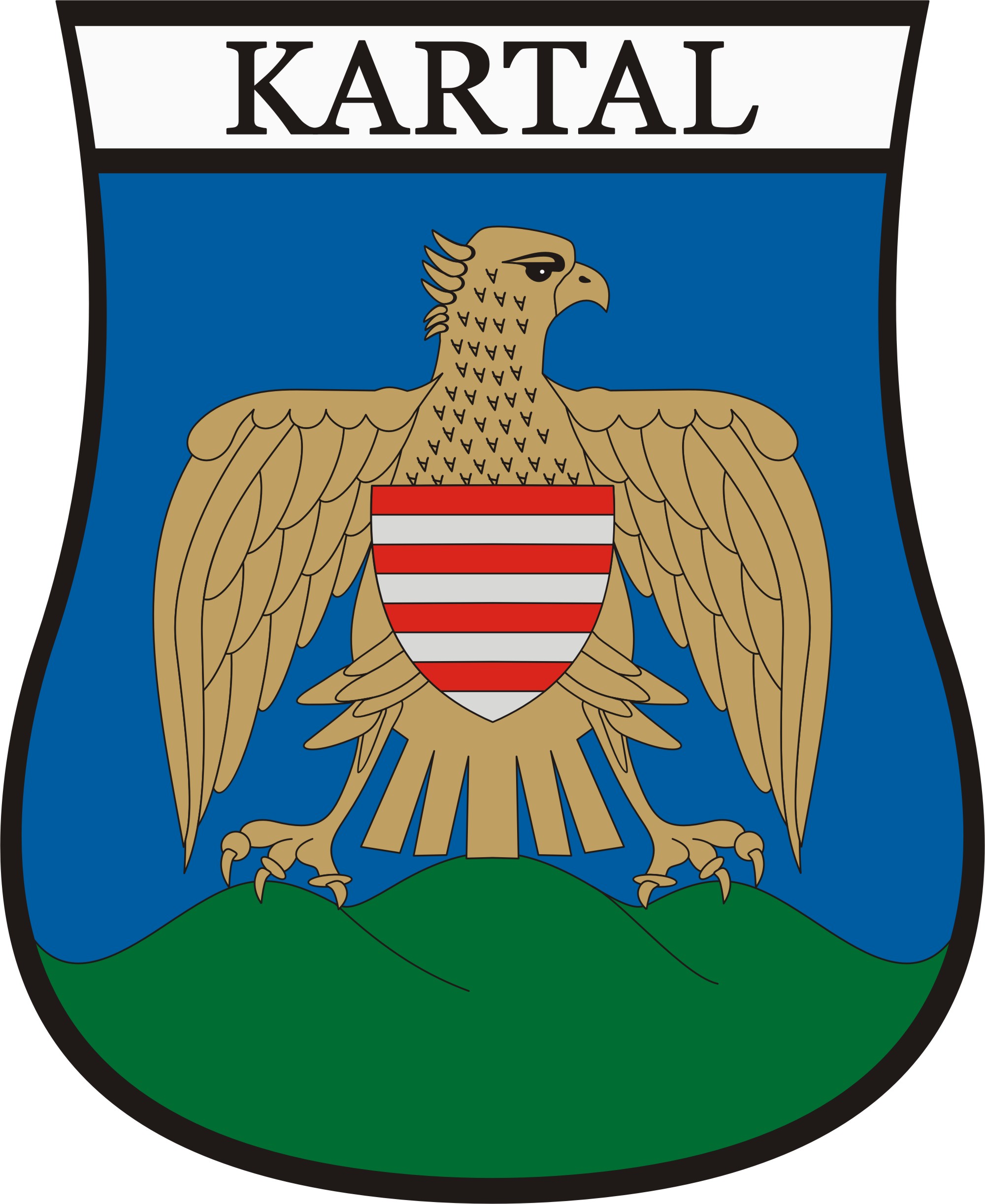 Kartal nagyközség címere Kartal nagyközség