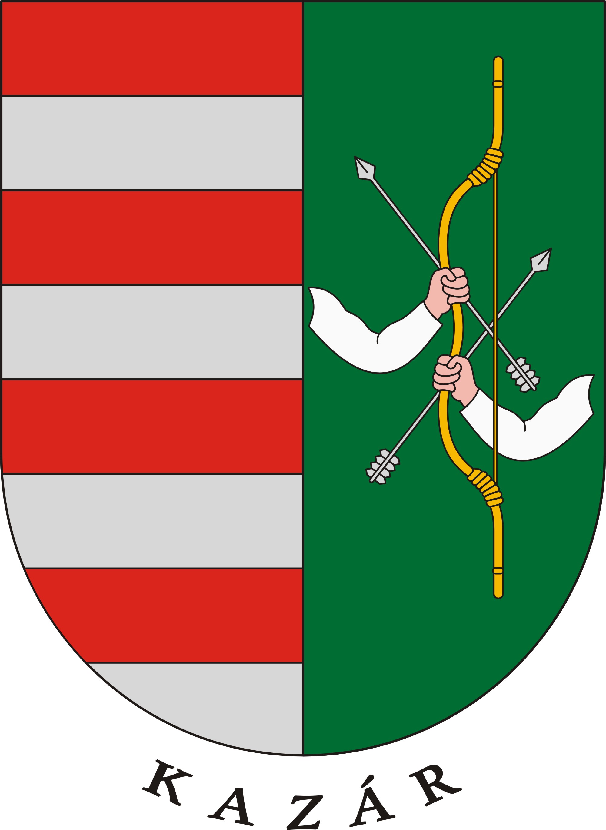 Kazár község címere Kazár község
