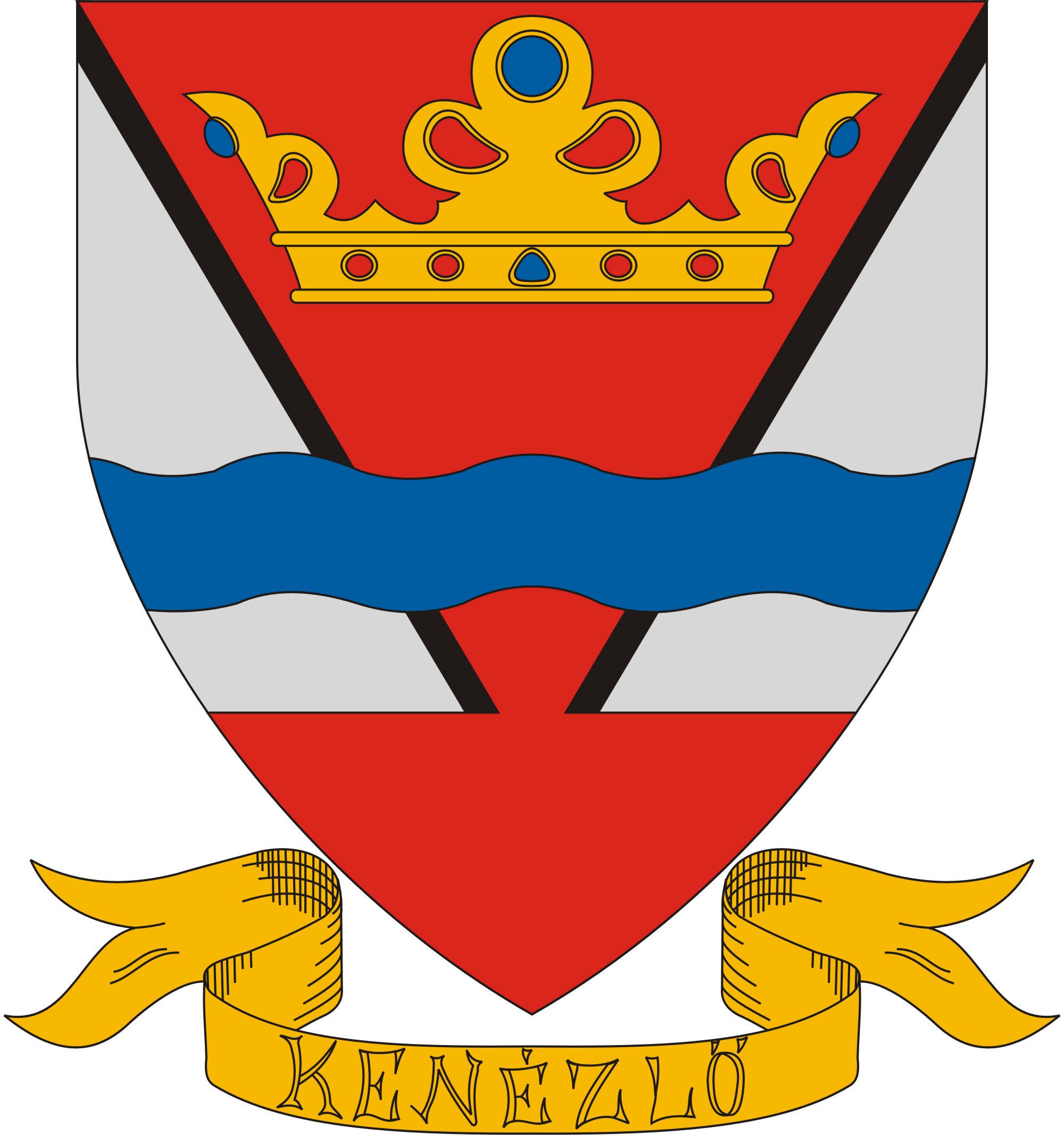 Kenézlő község címere Kenézlő község