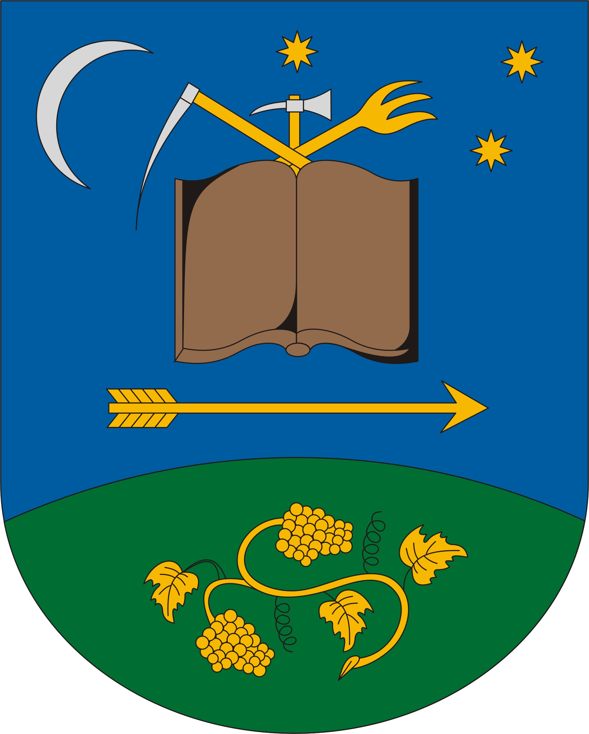 Kercaszomor község címere Kercaszomor község