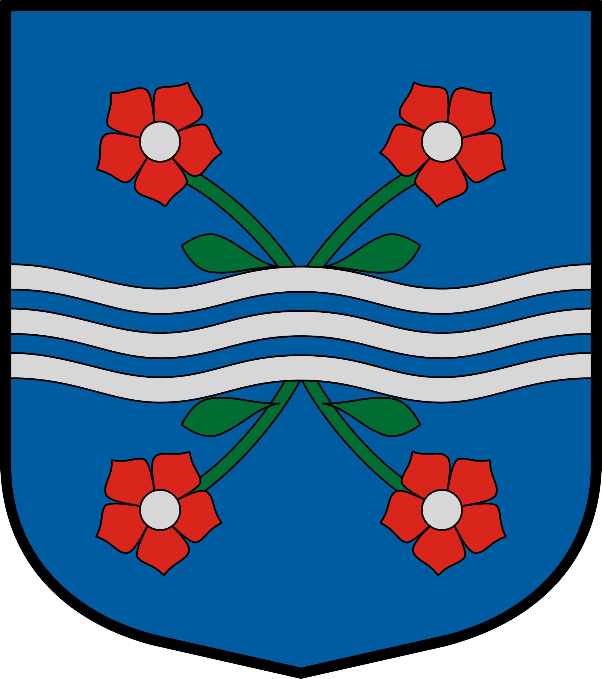 Kimle község címere Kimle község