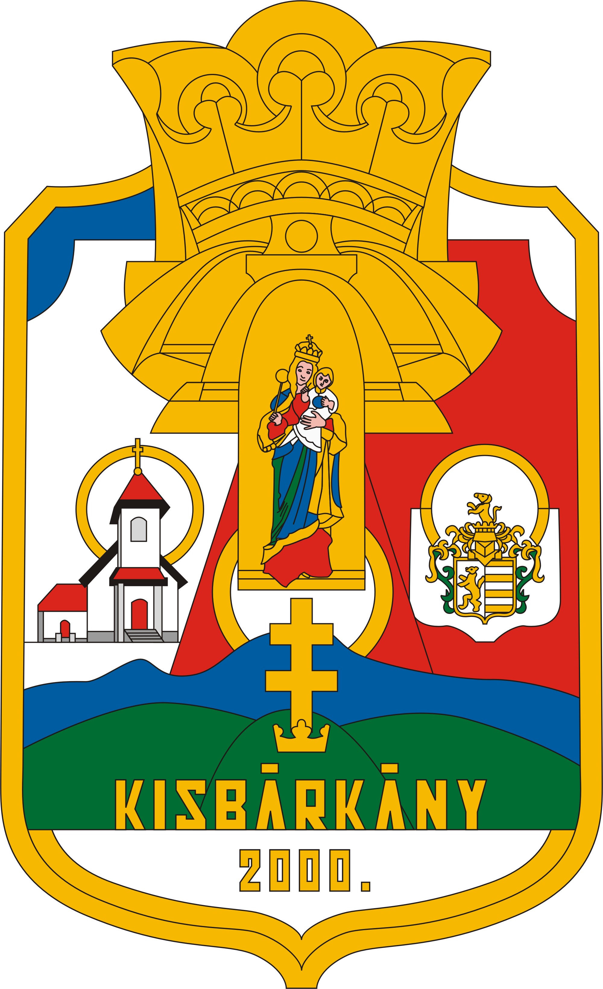 Kisbárkány község címere Kisbárkány község