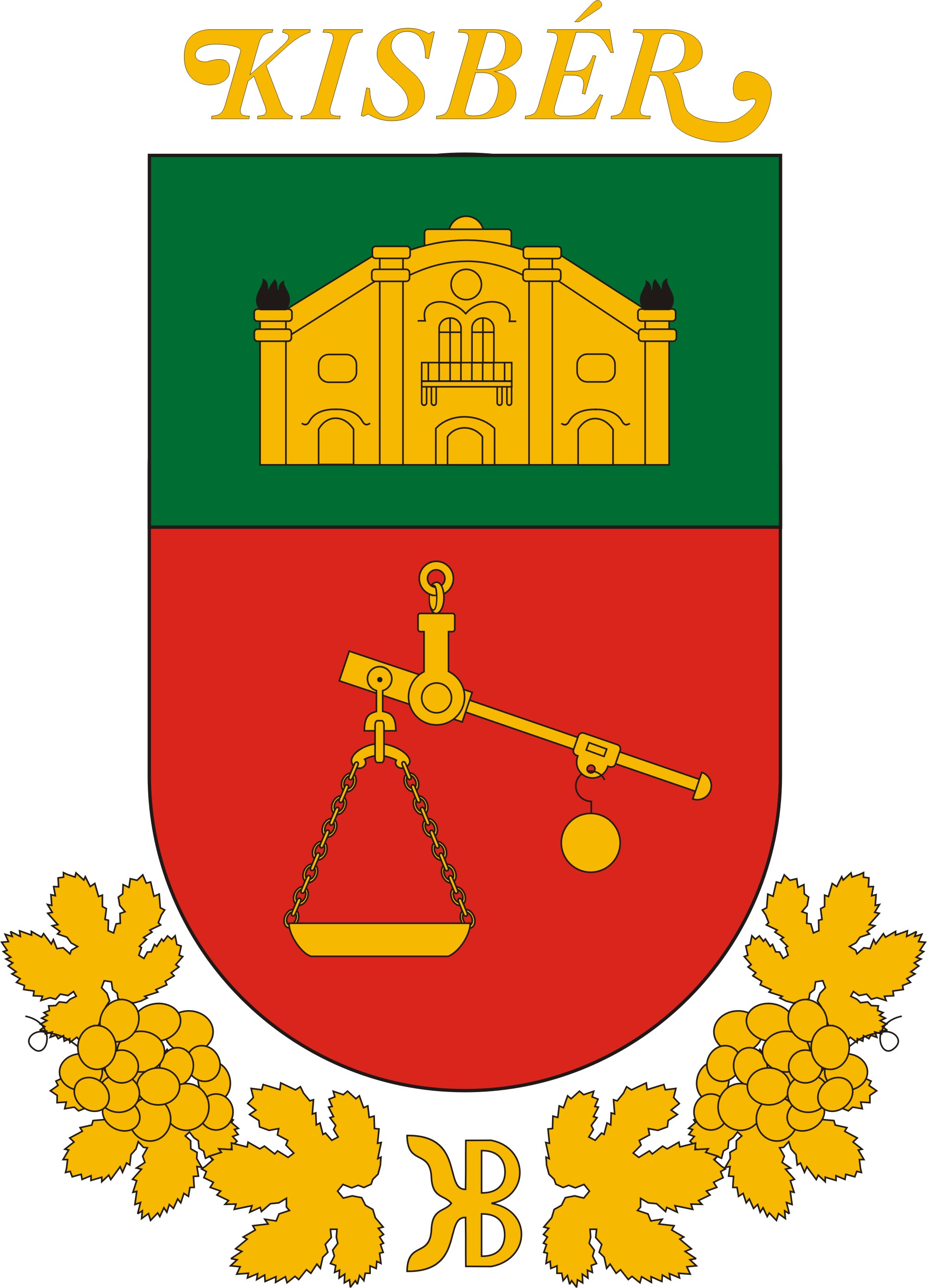 Kisbér város címere Kisbér város