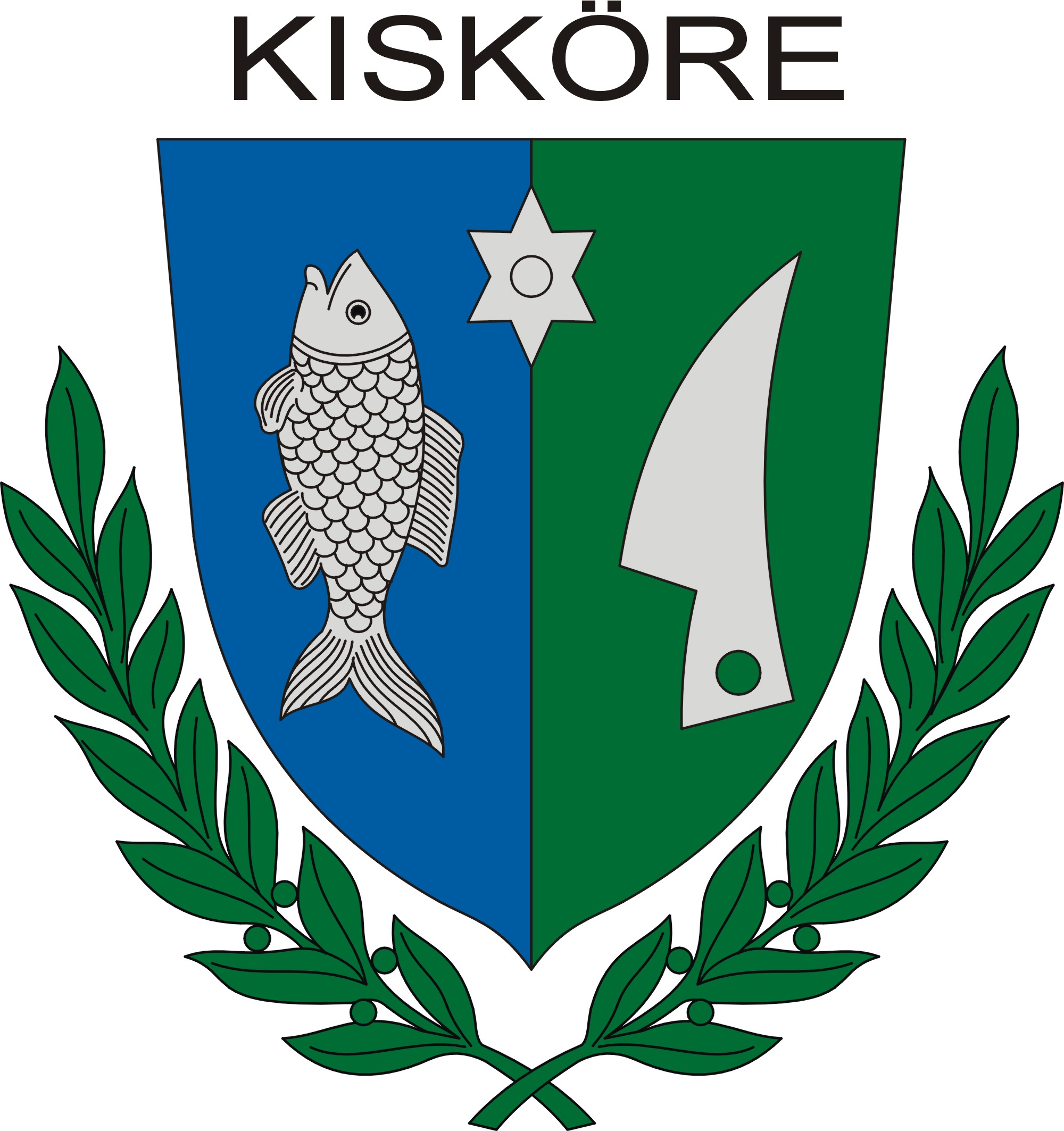 Kisköre város címere Kisköre város