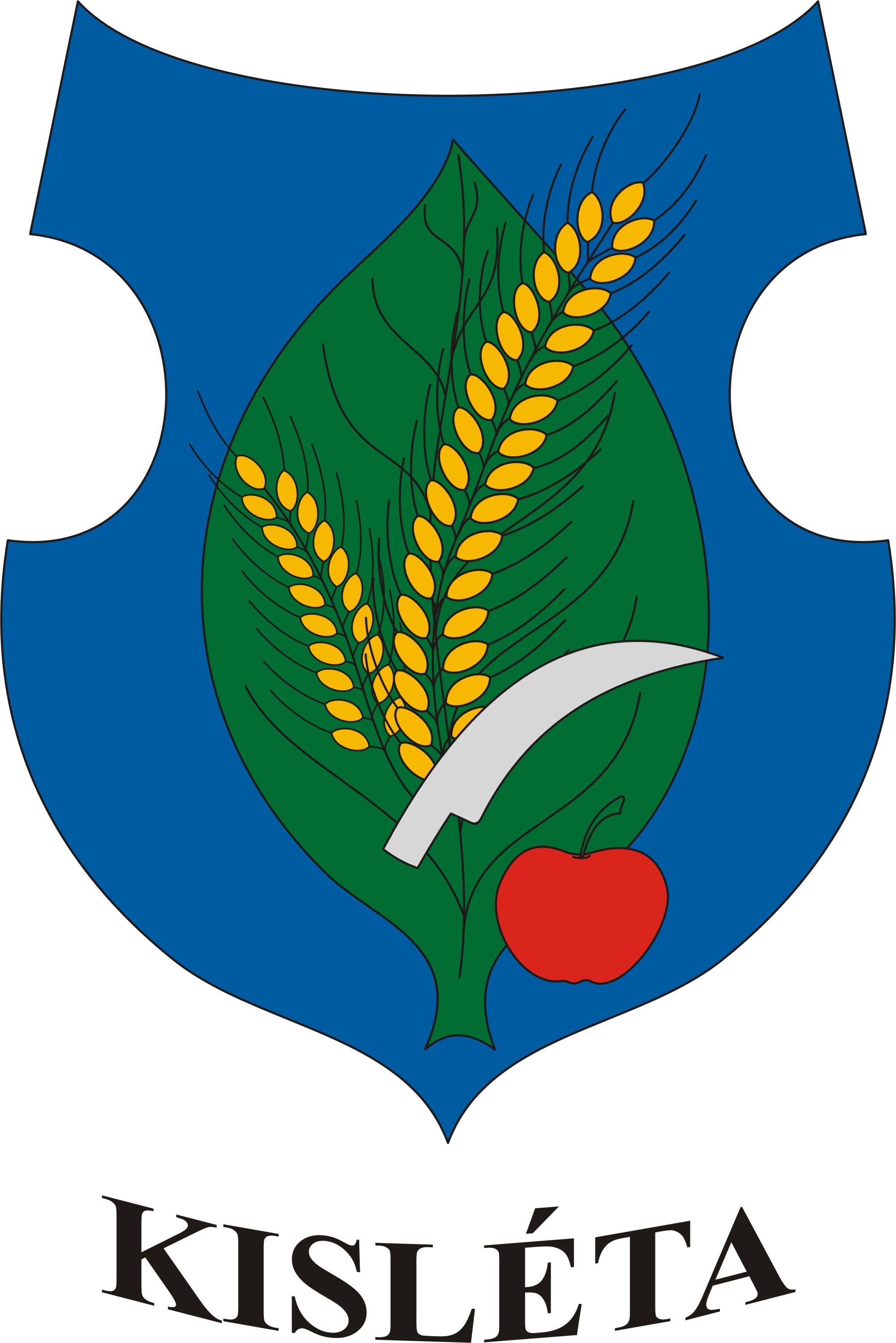 Kisléta község címere Kisléta község