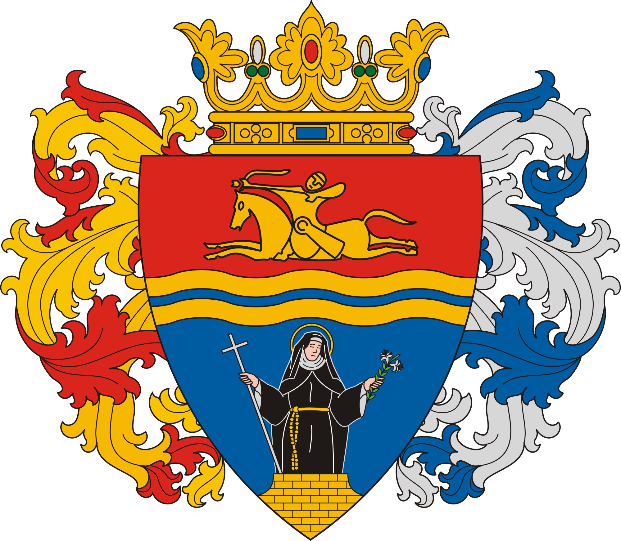 Klárafalva község címere Klárafalva község