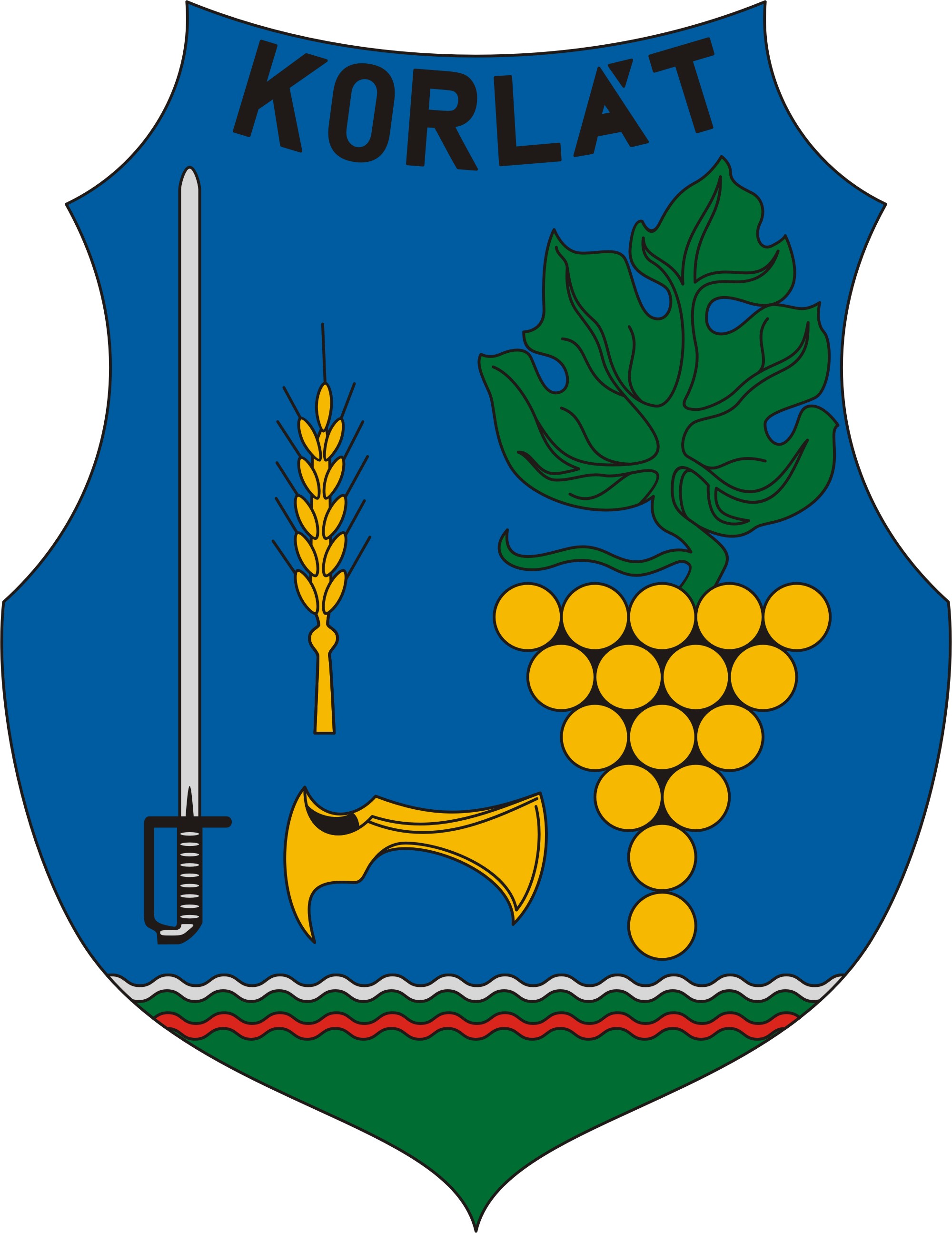 Korlát község címere Korlát község