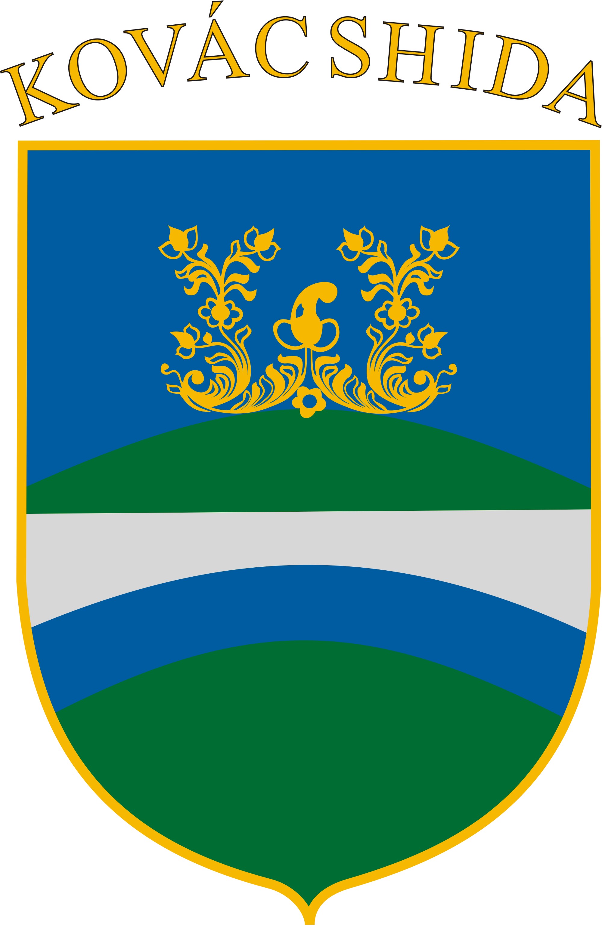 Kovácshida község címere Kovácshida község