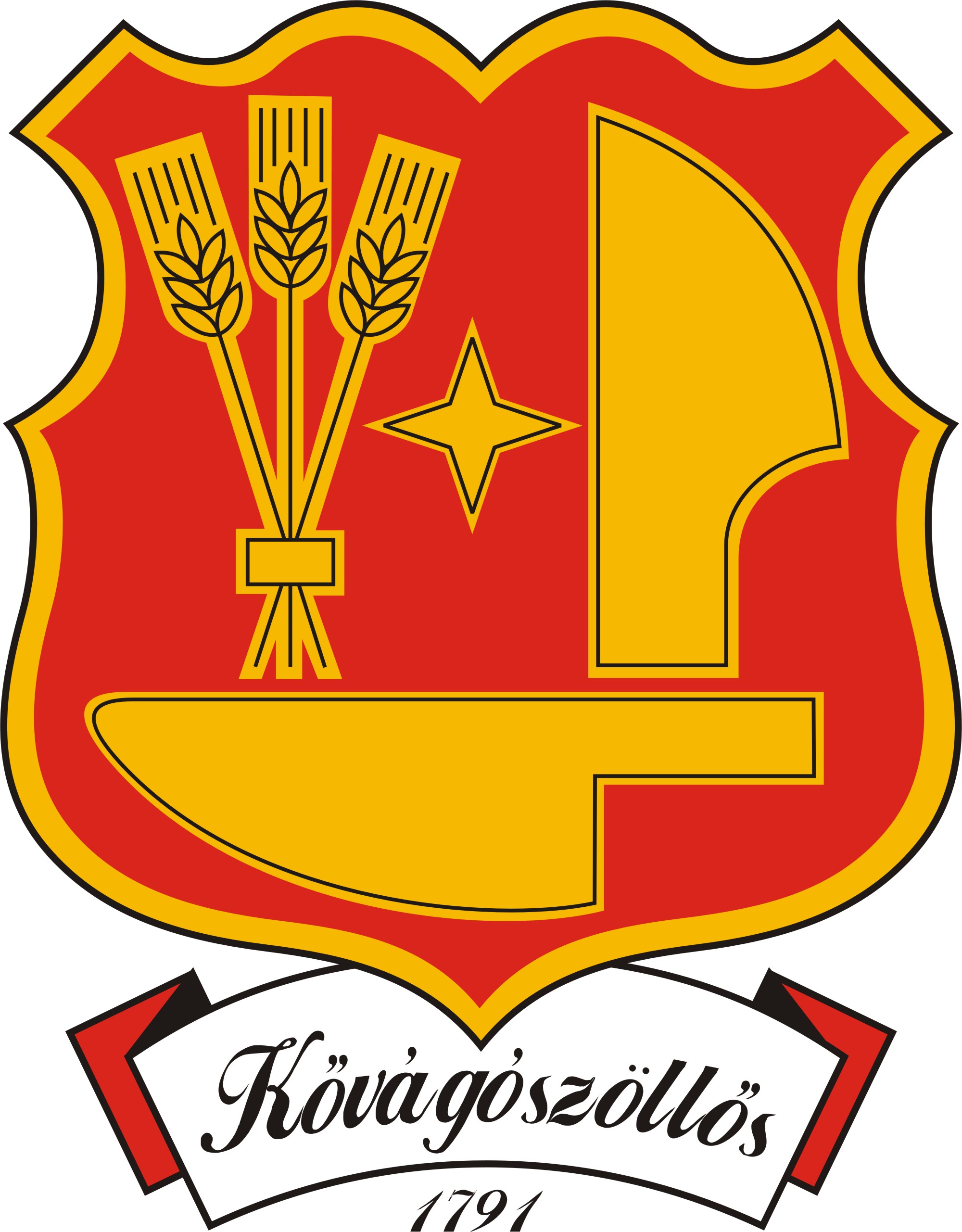 Kővágószőlős község címere Kővágószőlős község