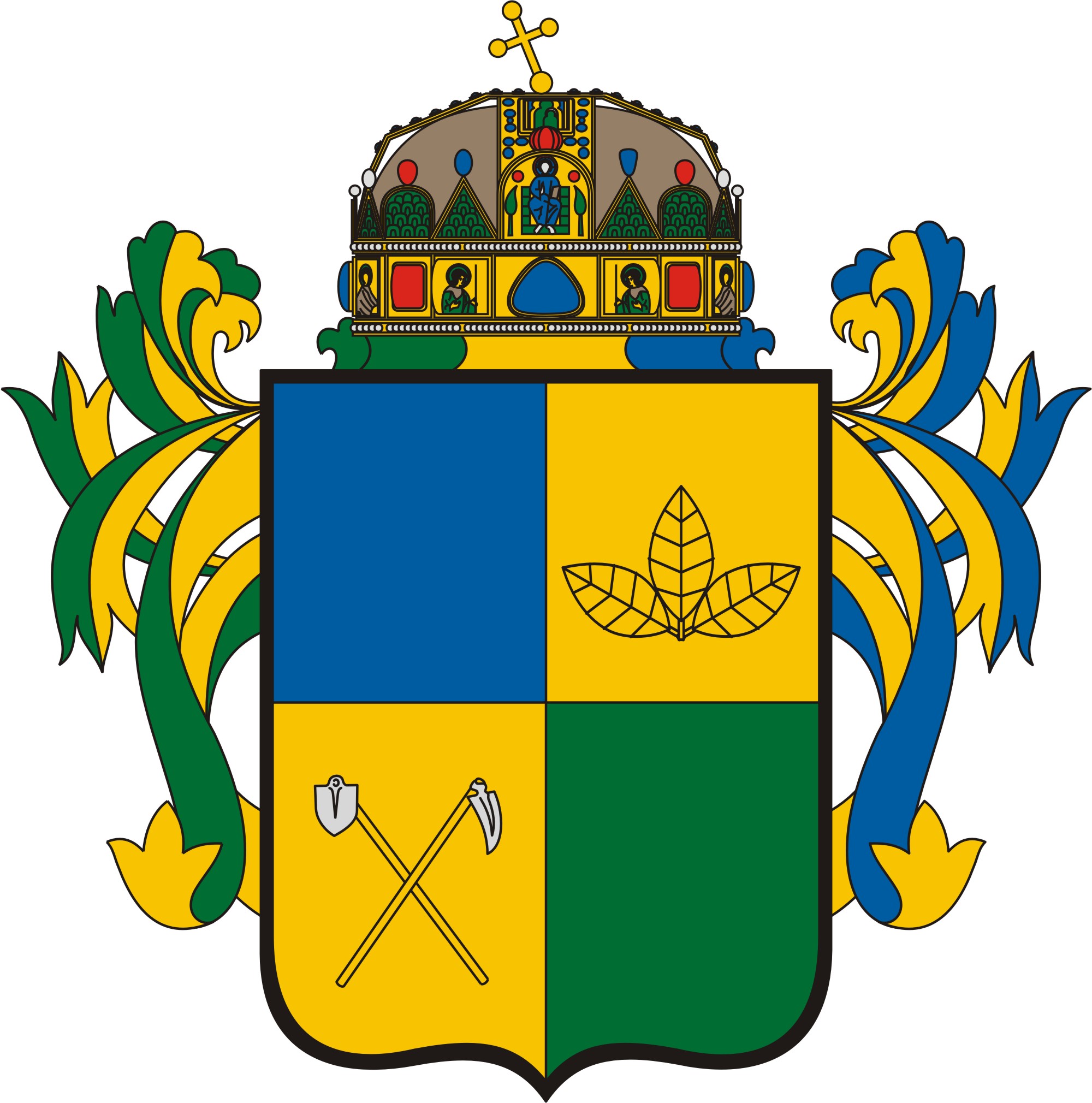 Kövegy község címere Kövegy község
