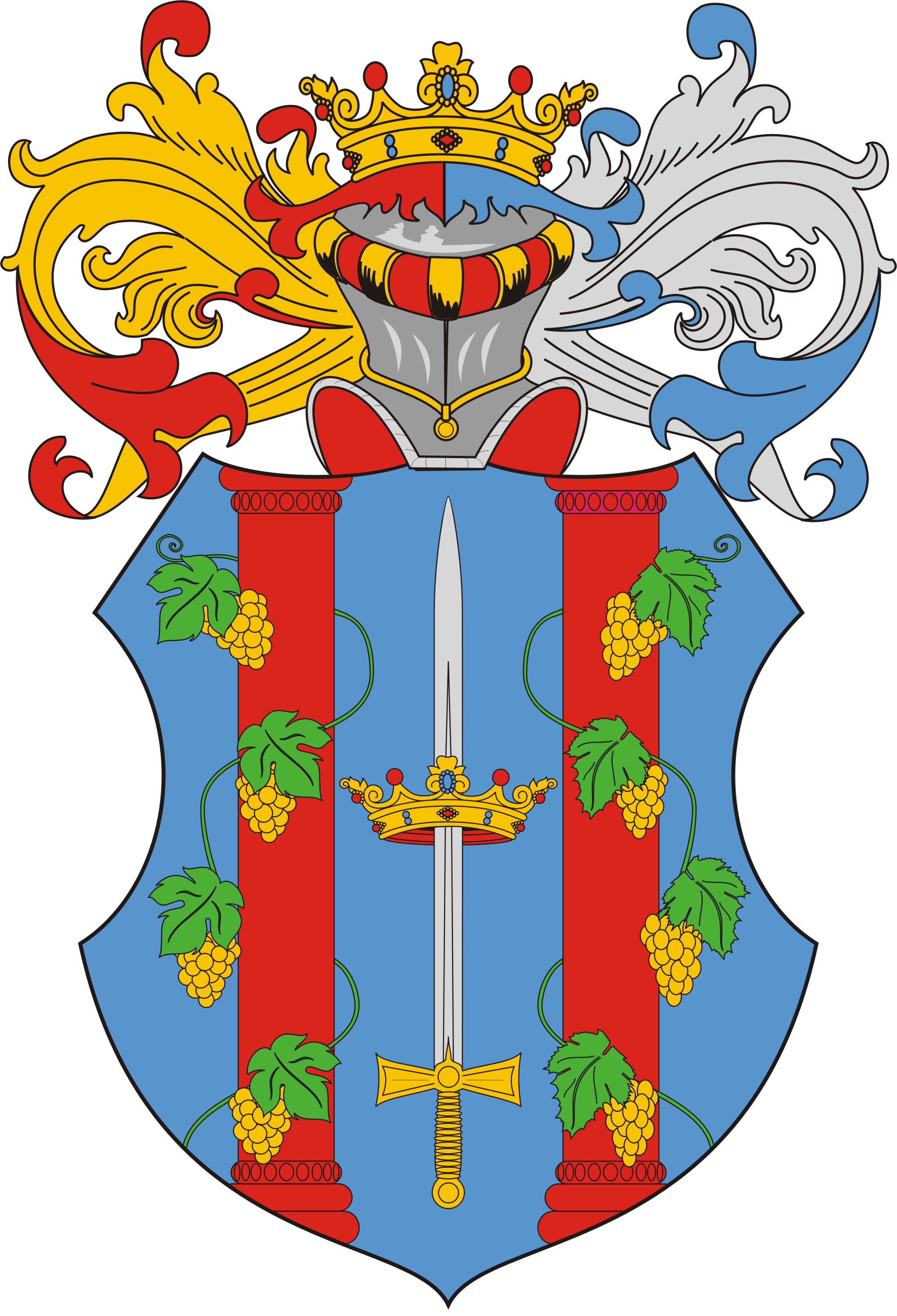 Kunbaja község címere Kunbaja község
