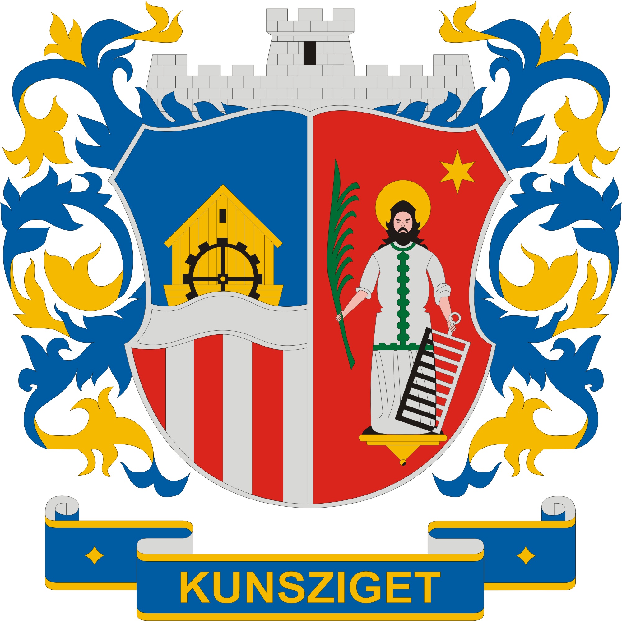 Kunsziget község címere Kunsziget község