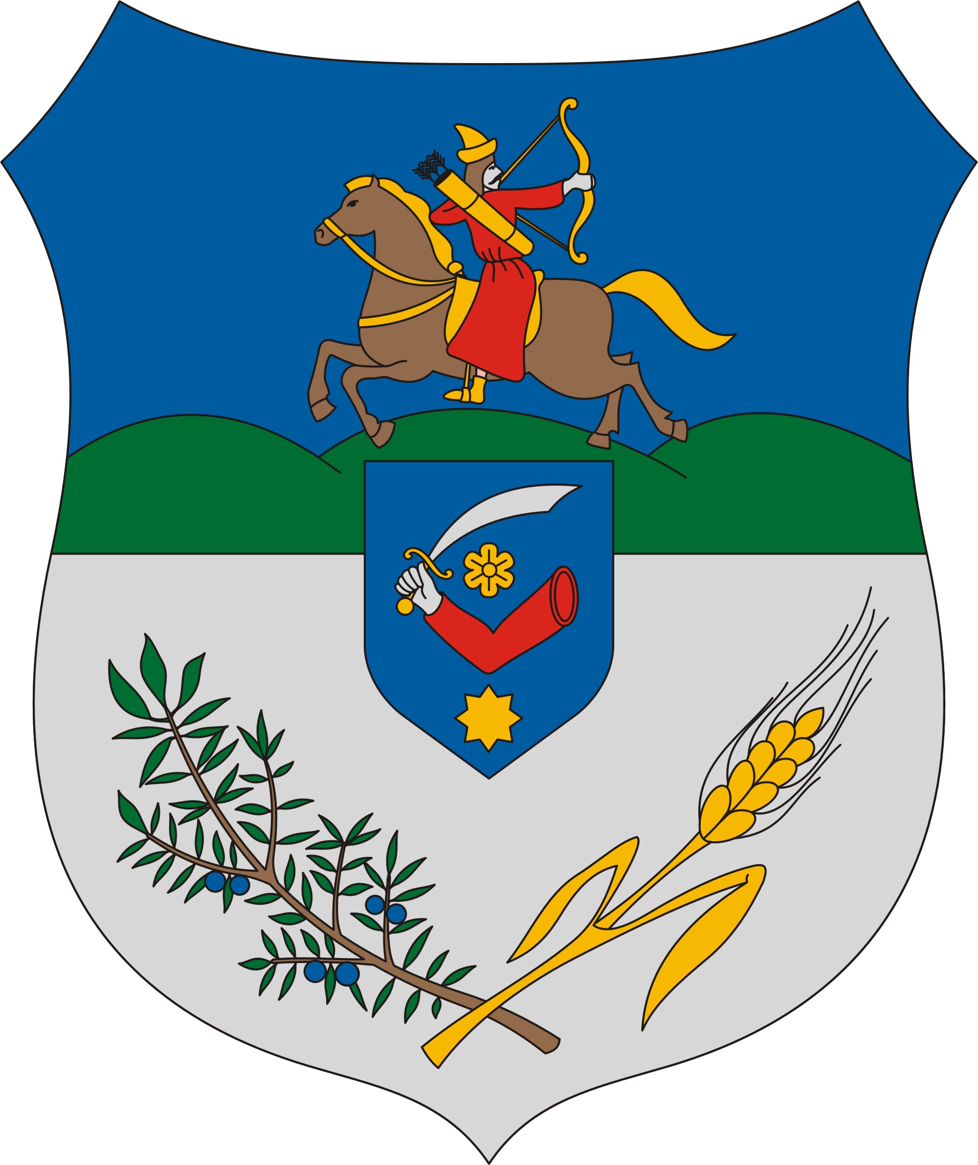 Ladánybene község címere Ladánybene község