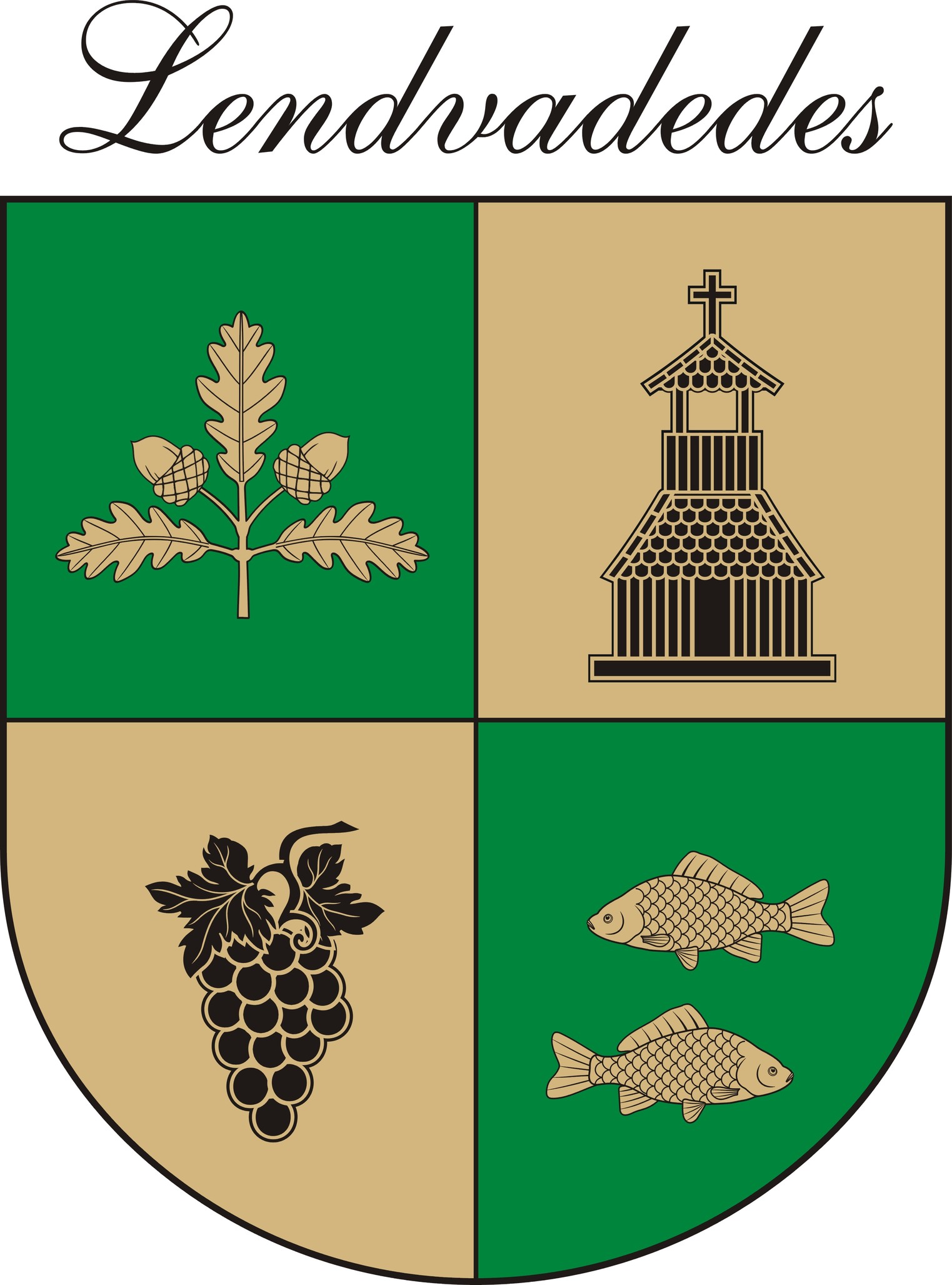 Lendvadedes község címere Lendvadedes község