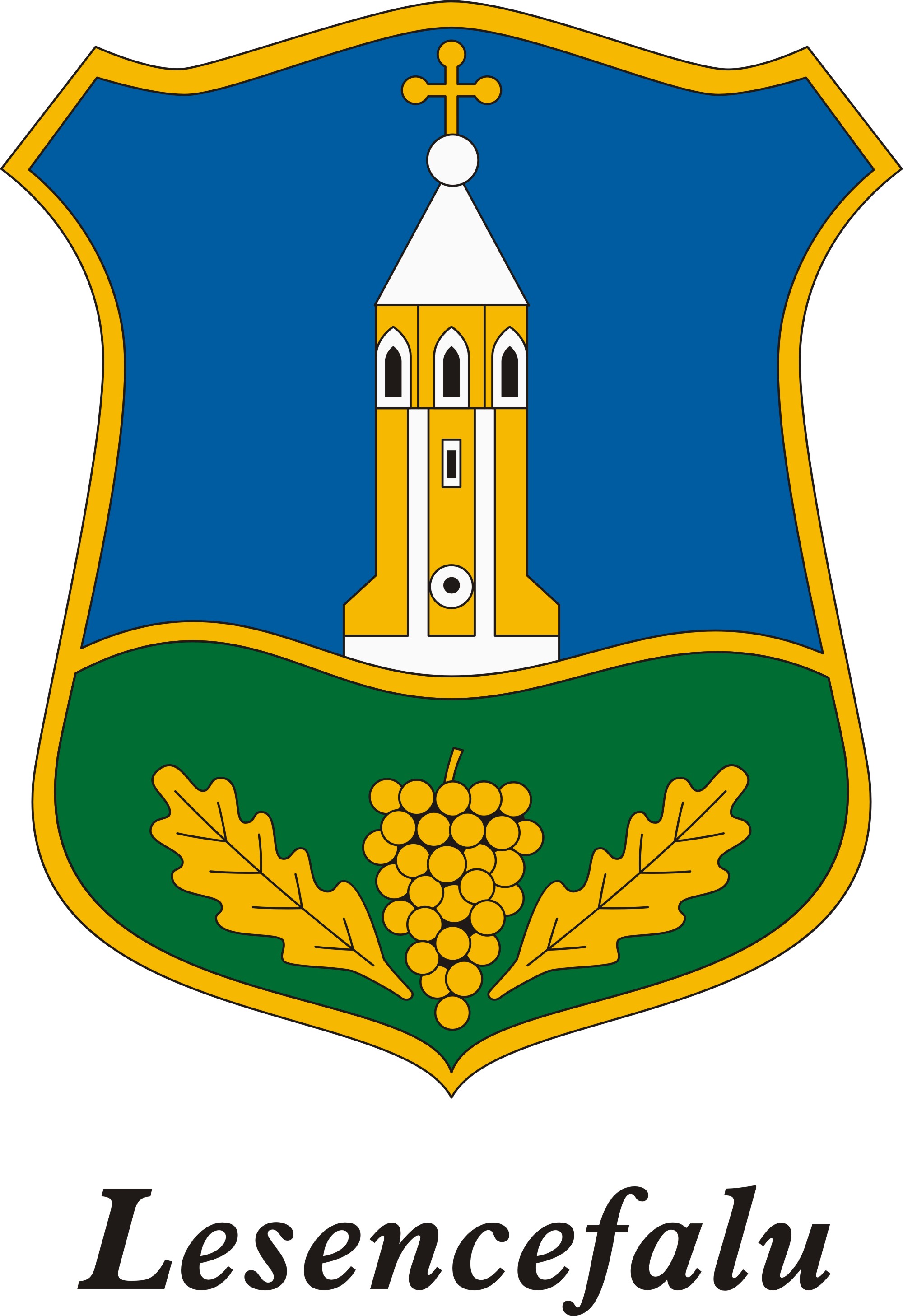 Lesencefalu község címere Lesencefalu község