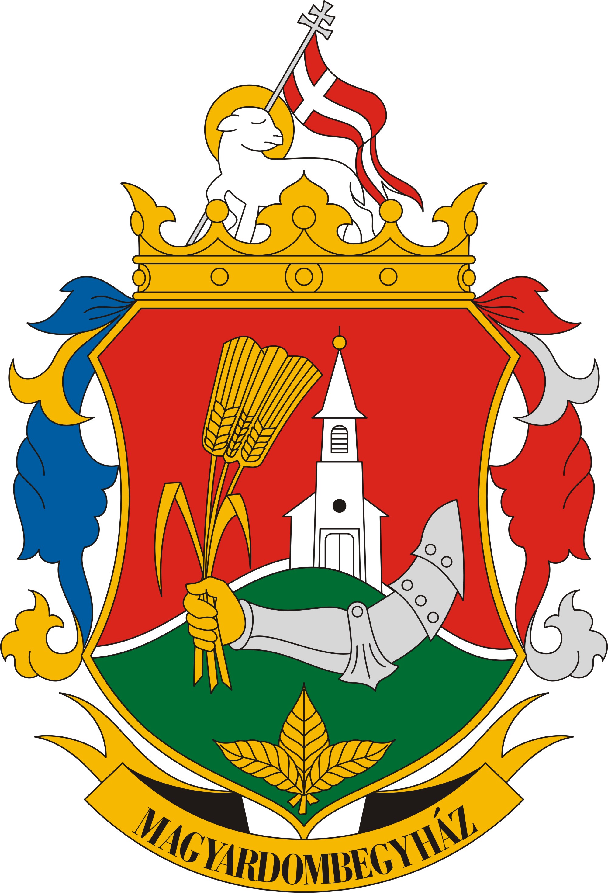 Magyardombegyház község címere Magyardombegyház község