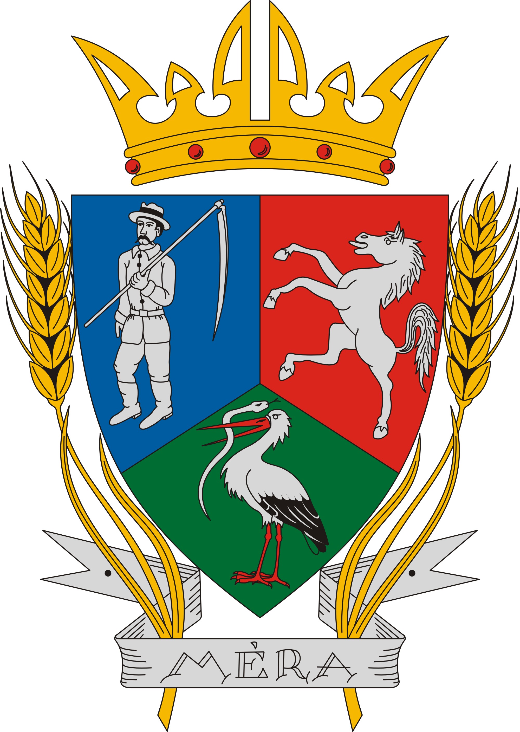 Méra község címere Méra község