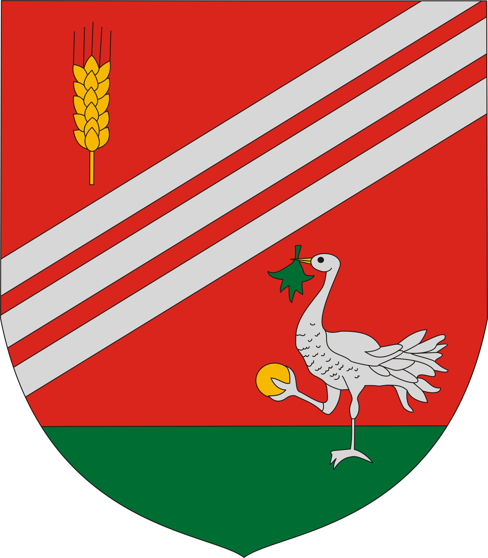 Mezőfalva nagyközség címere Mezőfalva nagyközség