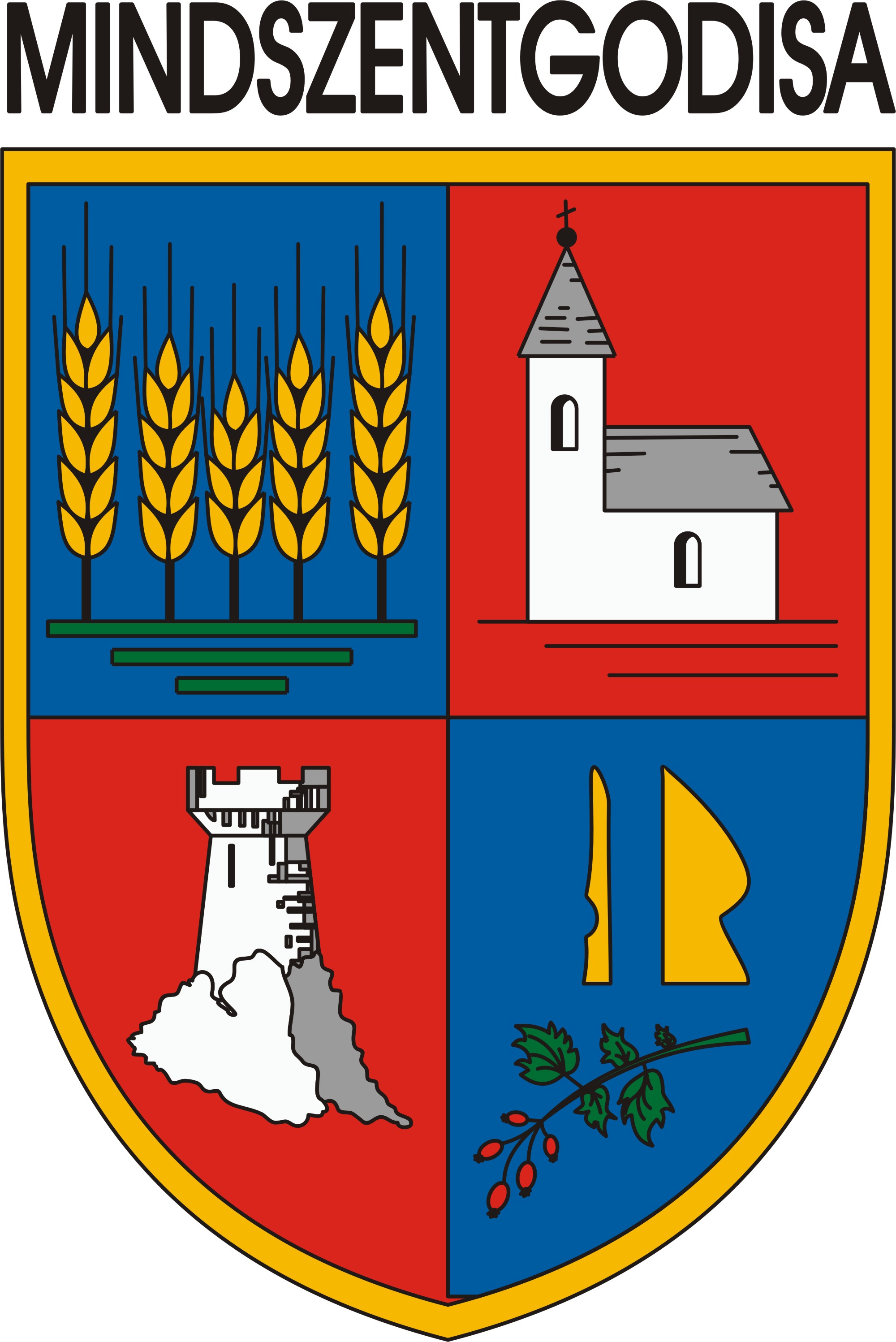 Mindszentgodisa község címere Mindszentgodisa község
