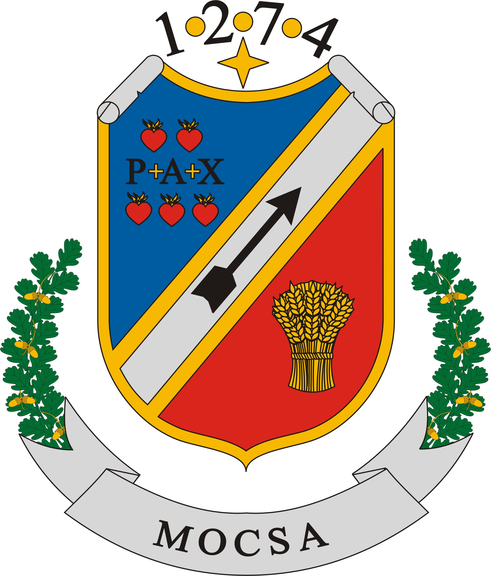 Mocsa község címere Mocsa község