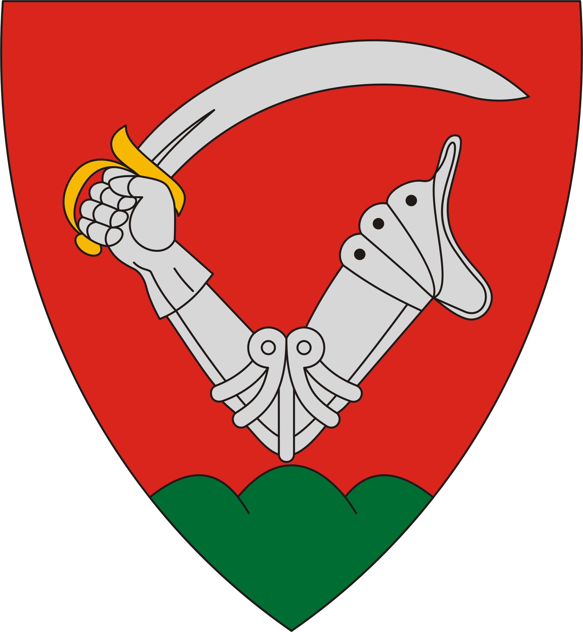 Monoszló község címere Monoszló község