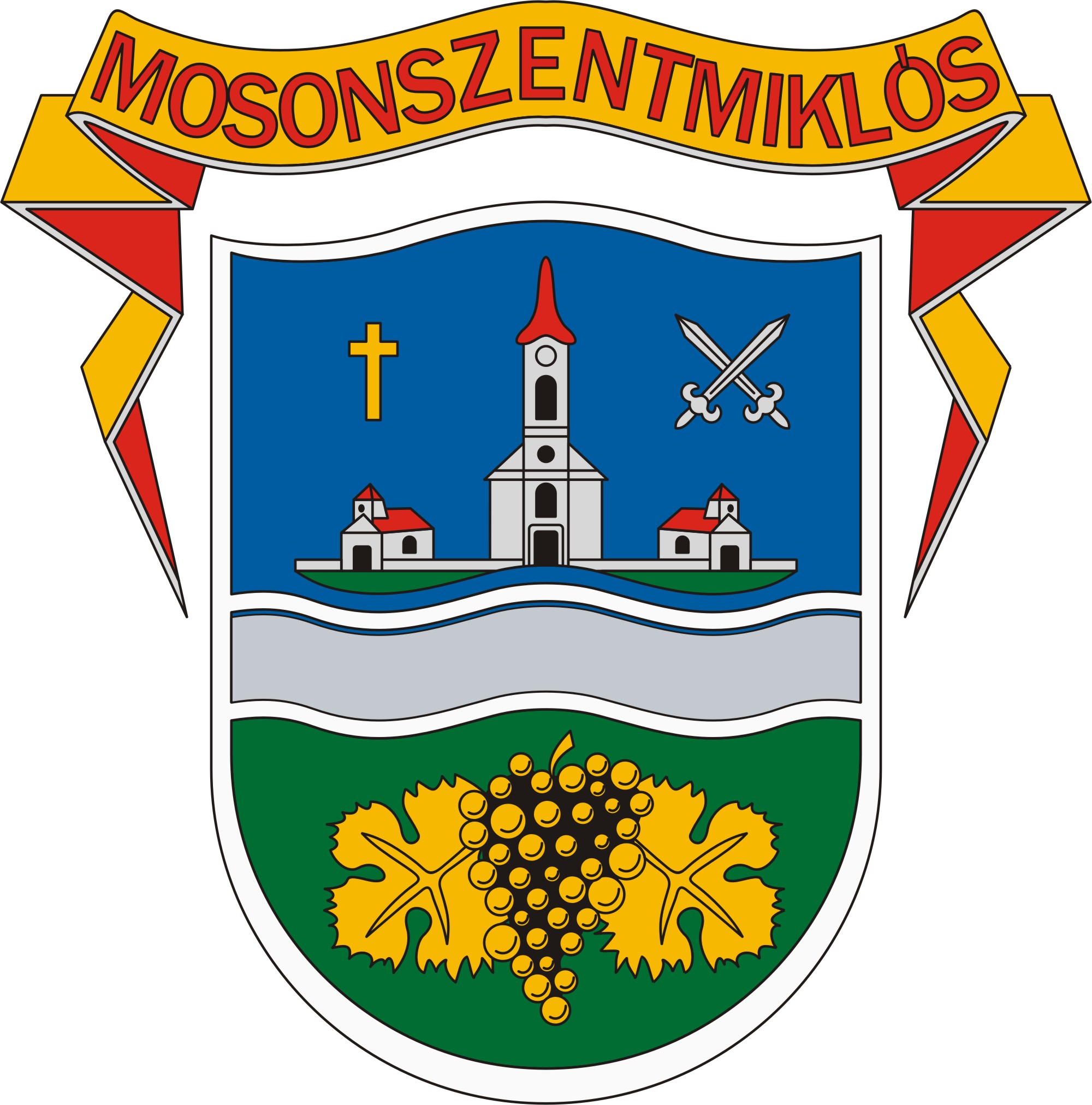 Mosonszentmiklós község címere Mosonszentmiklós község