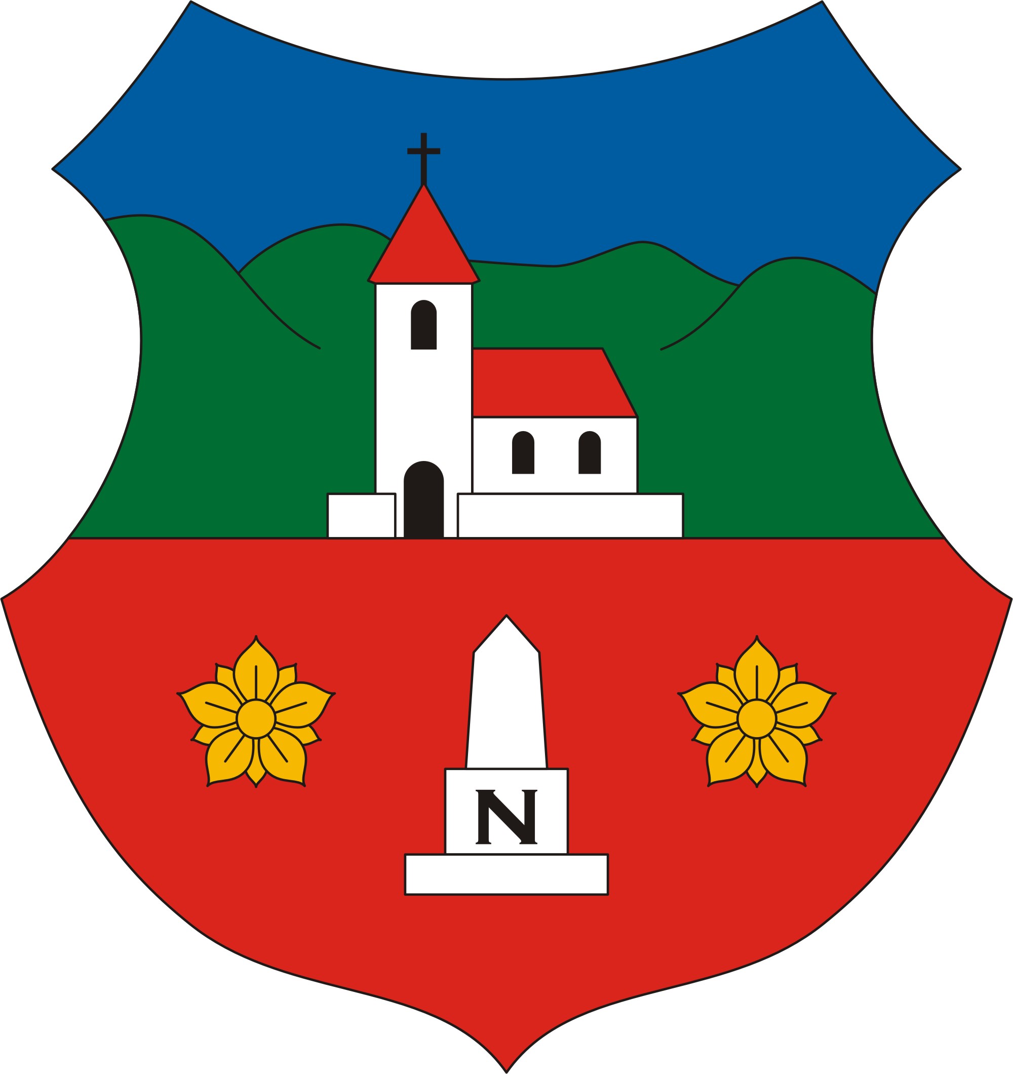 Nadap község címere Nadap község