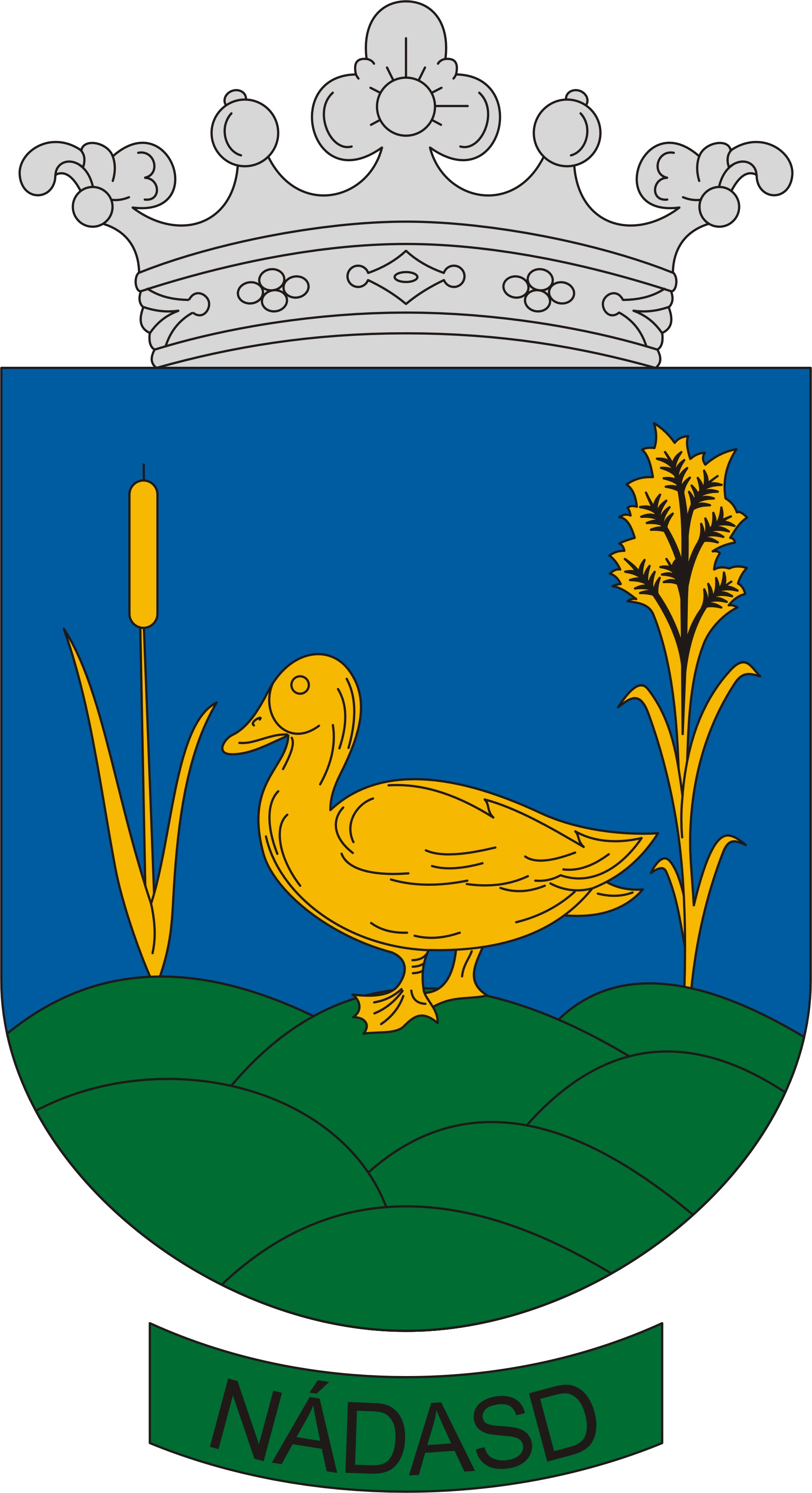 Nádasd község címere Nádasd község