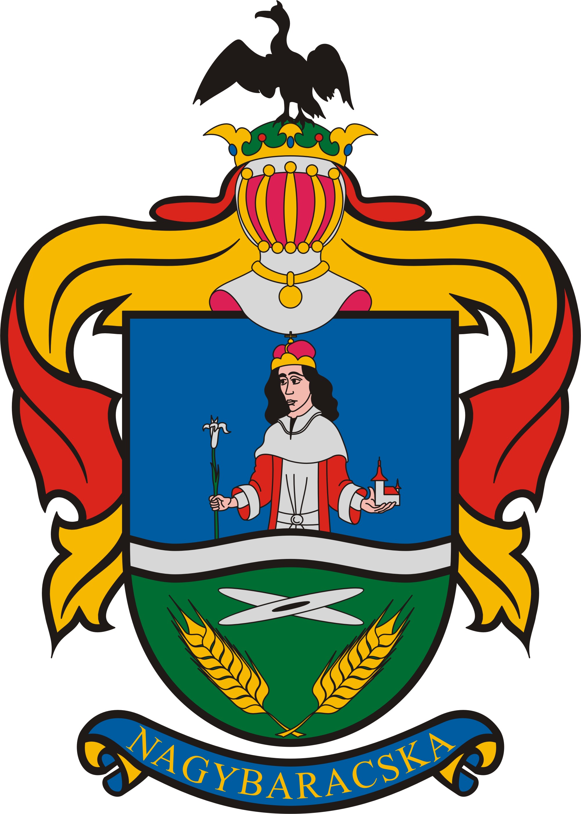 Nagybaracska község címere Nagybaracska község