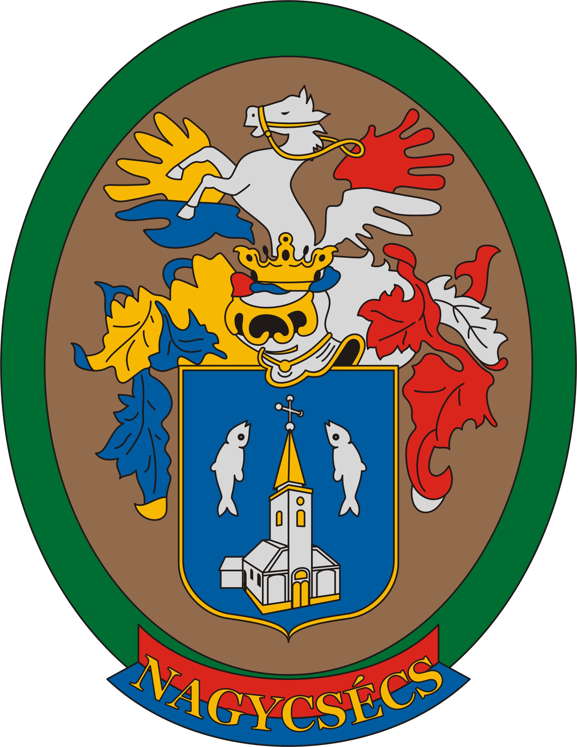 Nagycsécs község címere Nagycsécs község