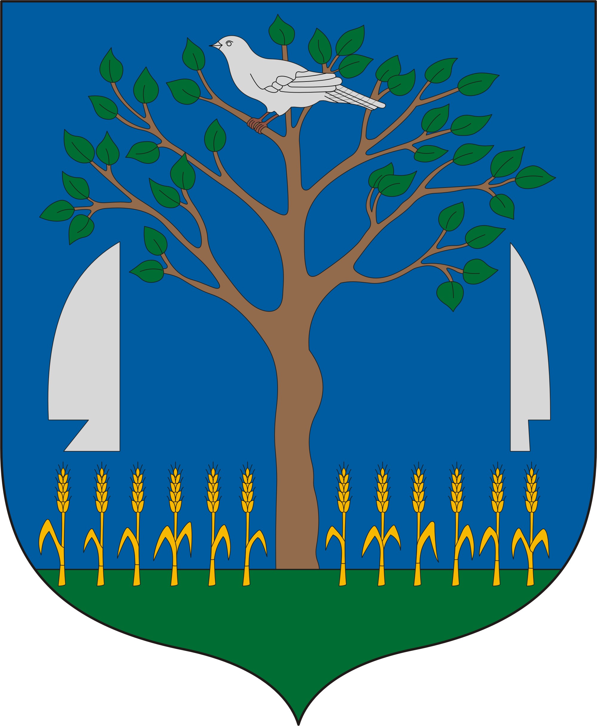 Nagyesztergár község címere Nagyesztergár község