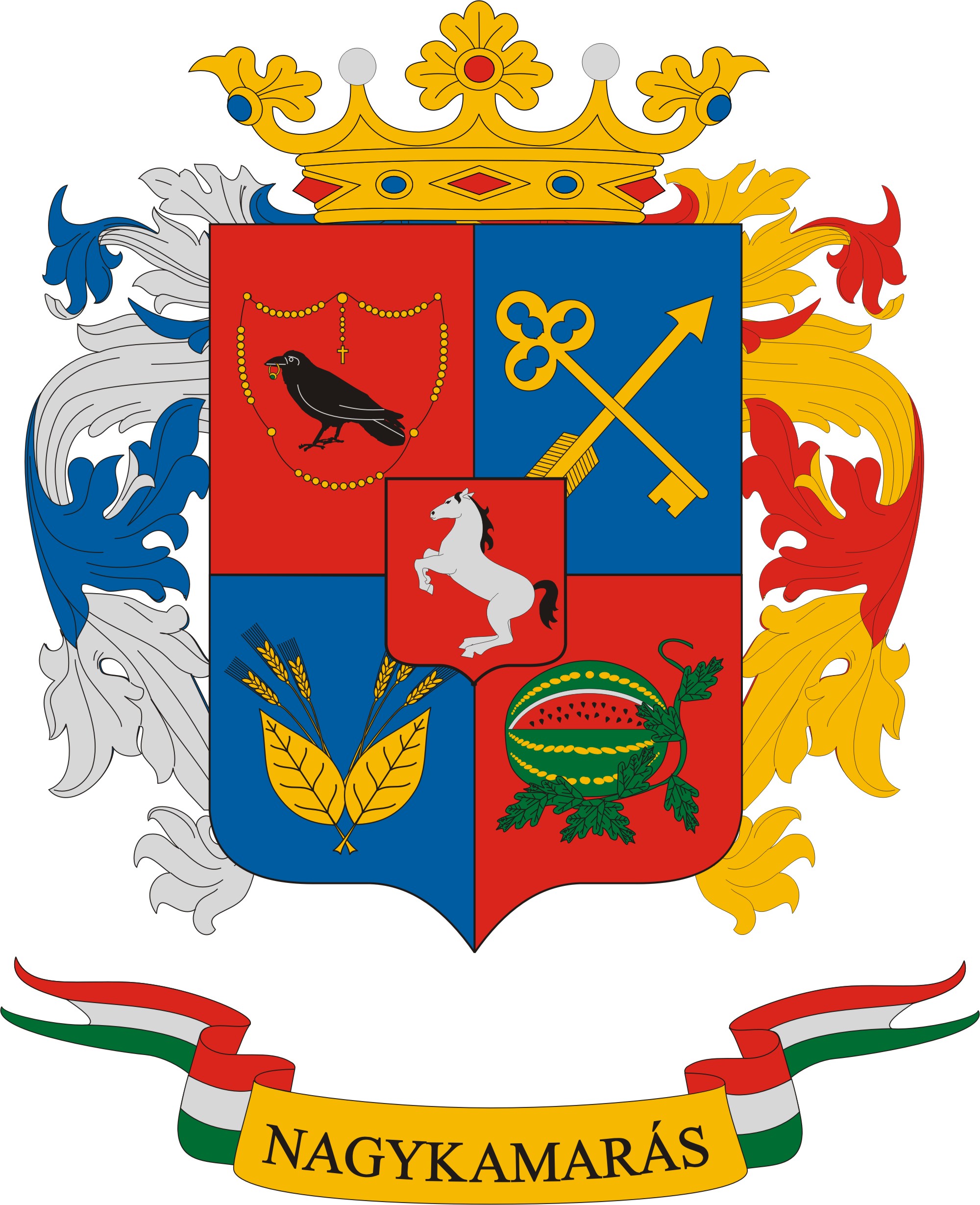 Nagykamarás község címere Nagykamarás község