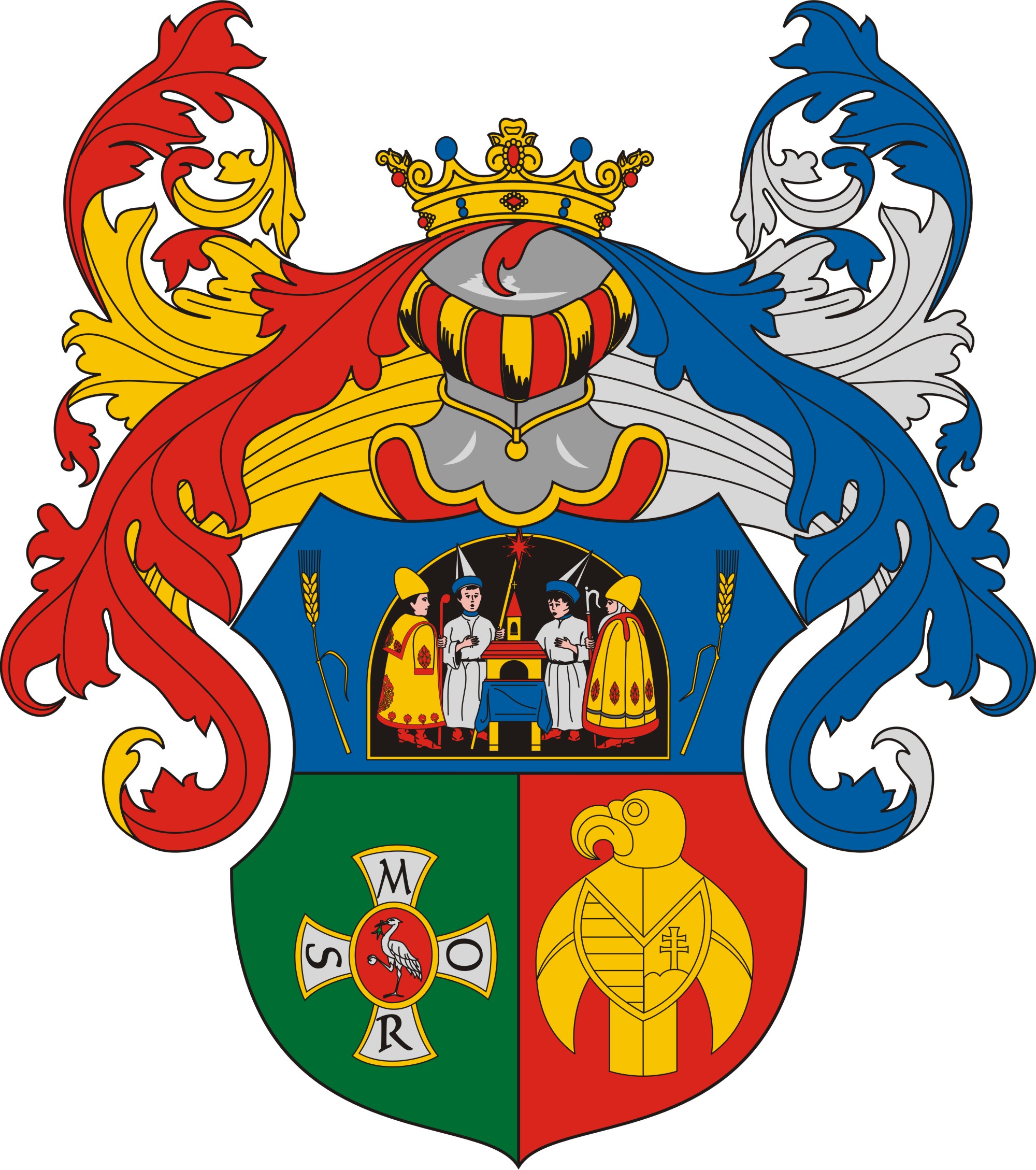 Nagykarácsony község címere Nagykarácsony község