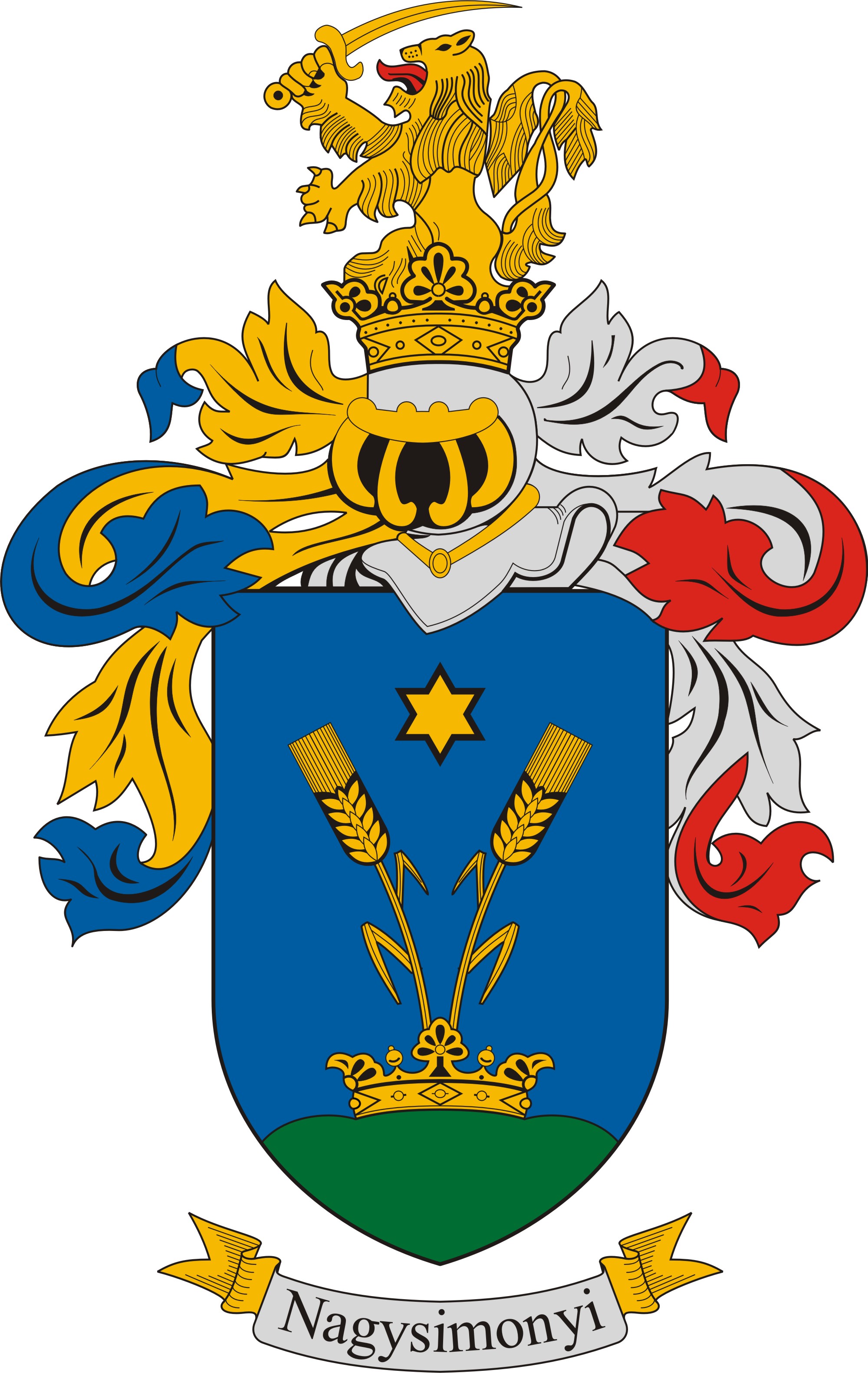 Nagysimonyi község címere Nagysimonyi község